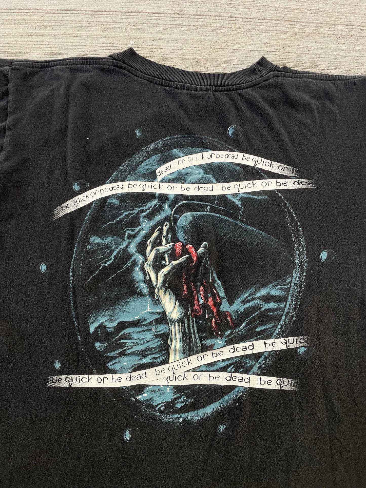 Vintage 1992 Iron Maiden ‘Be Quick or Be Dead’ Euro Tour Tee