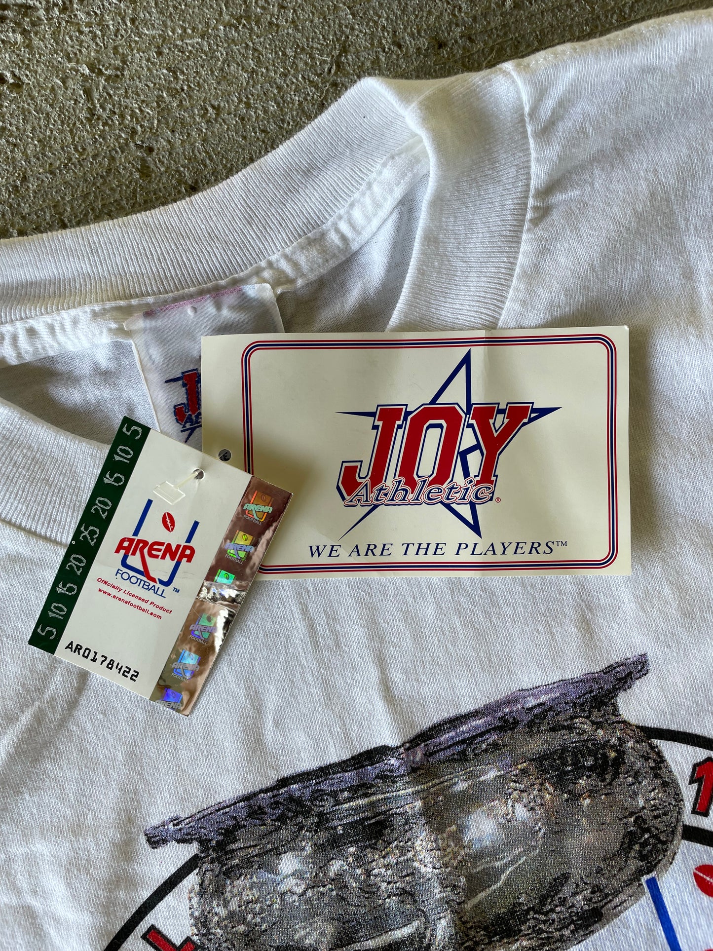 1999 Albany Firebirds Arena Football Champs Tee