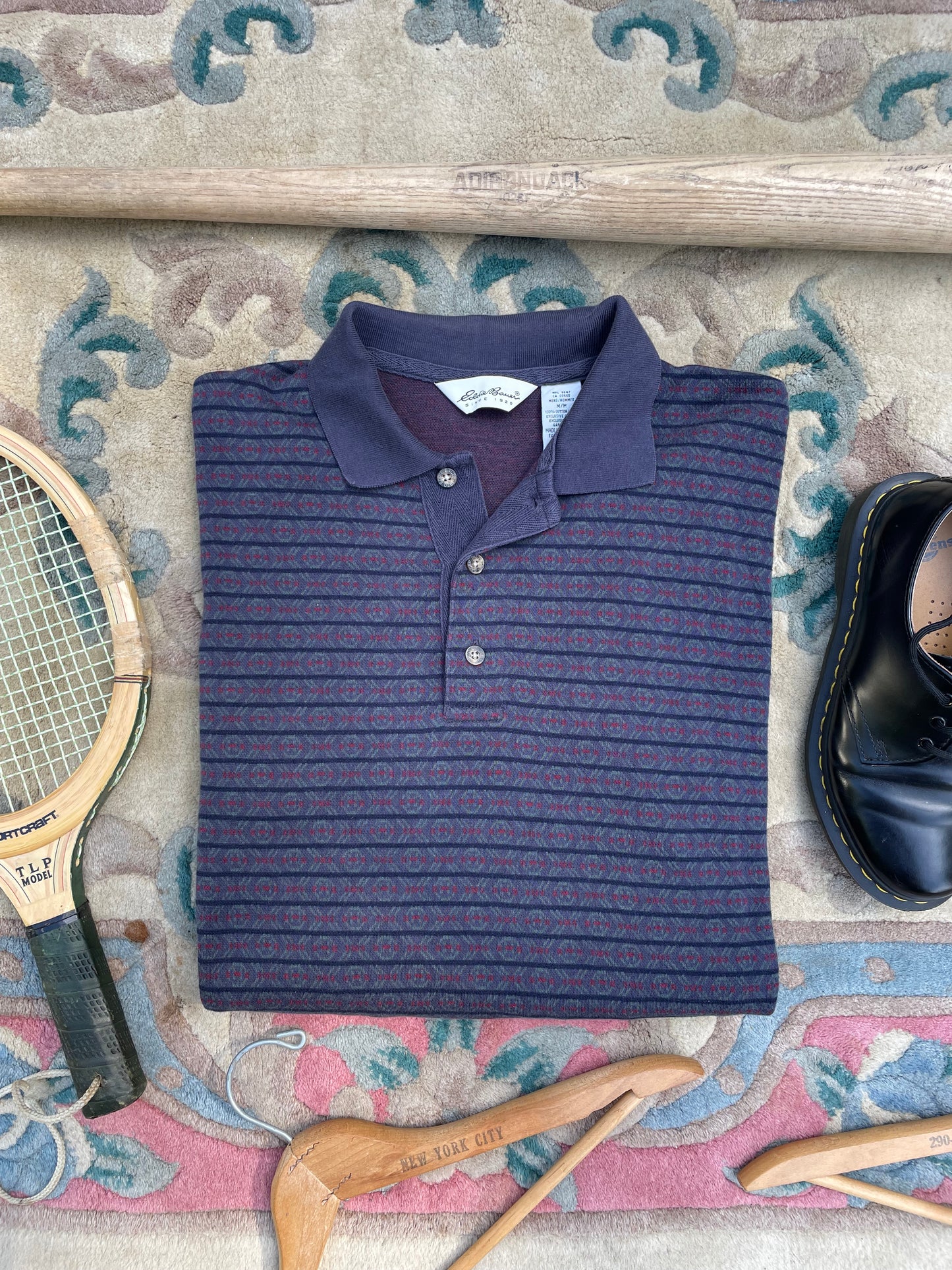 Vintage Y2K Eddie Bauer L/S Polo