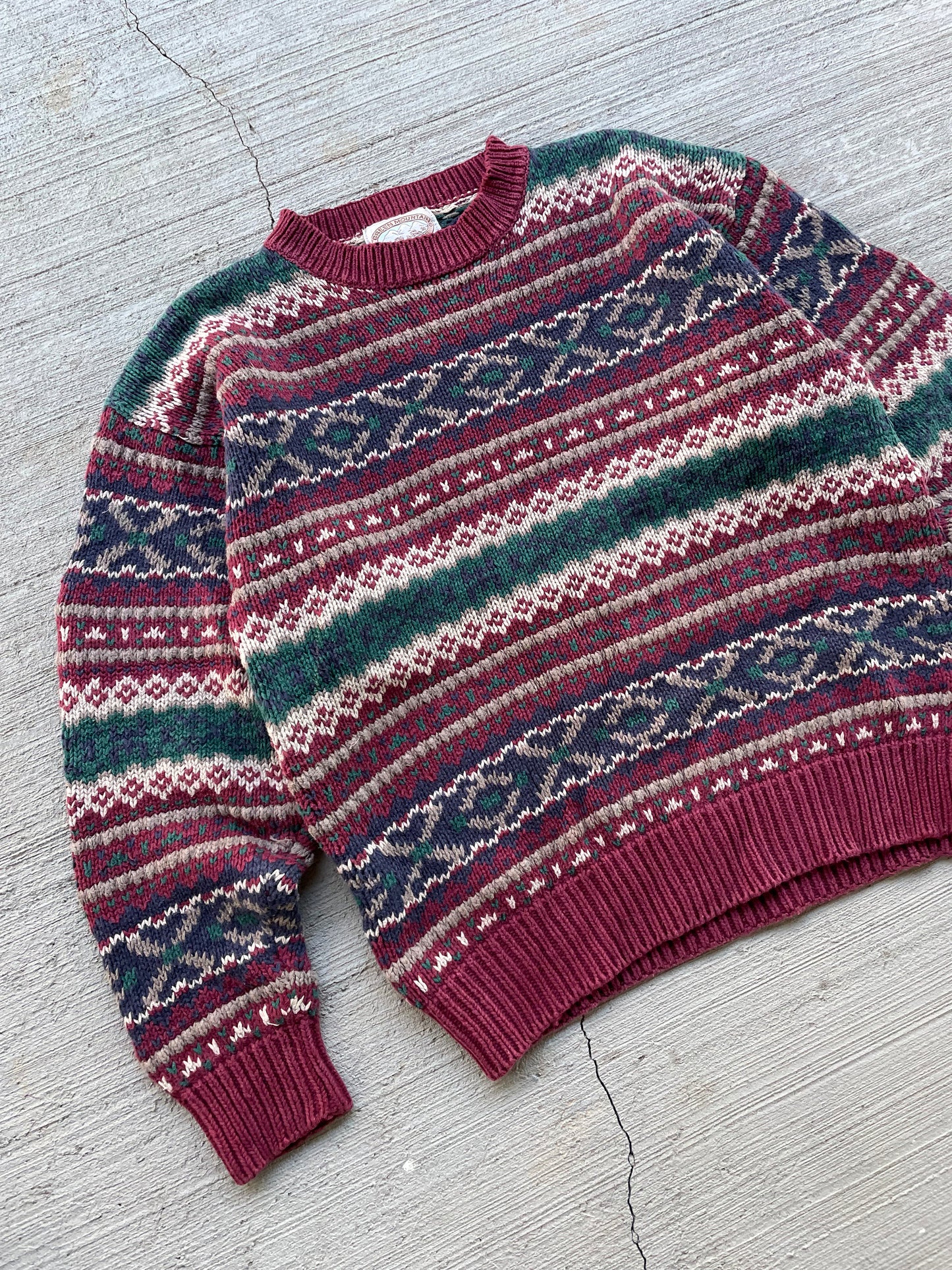 90s Green Mountain Sweater