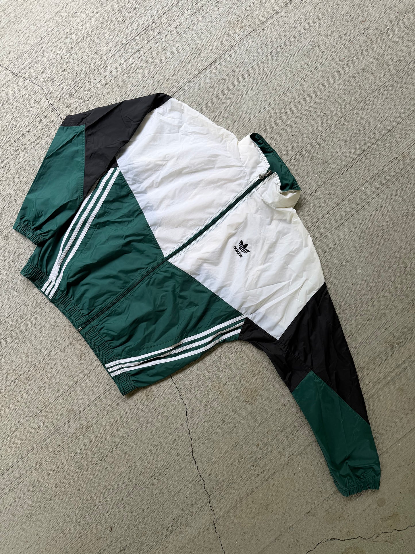 Vintage 90s Adidas Windbreaker Track Jacket