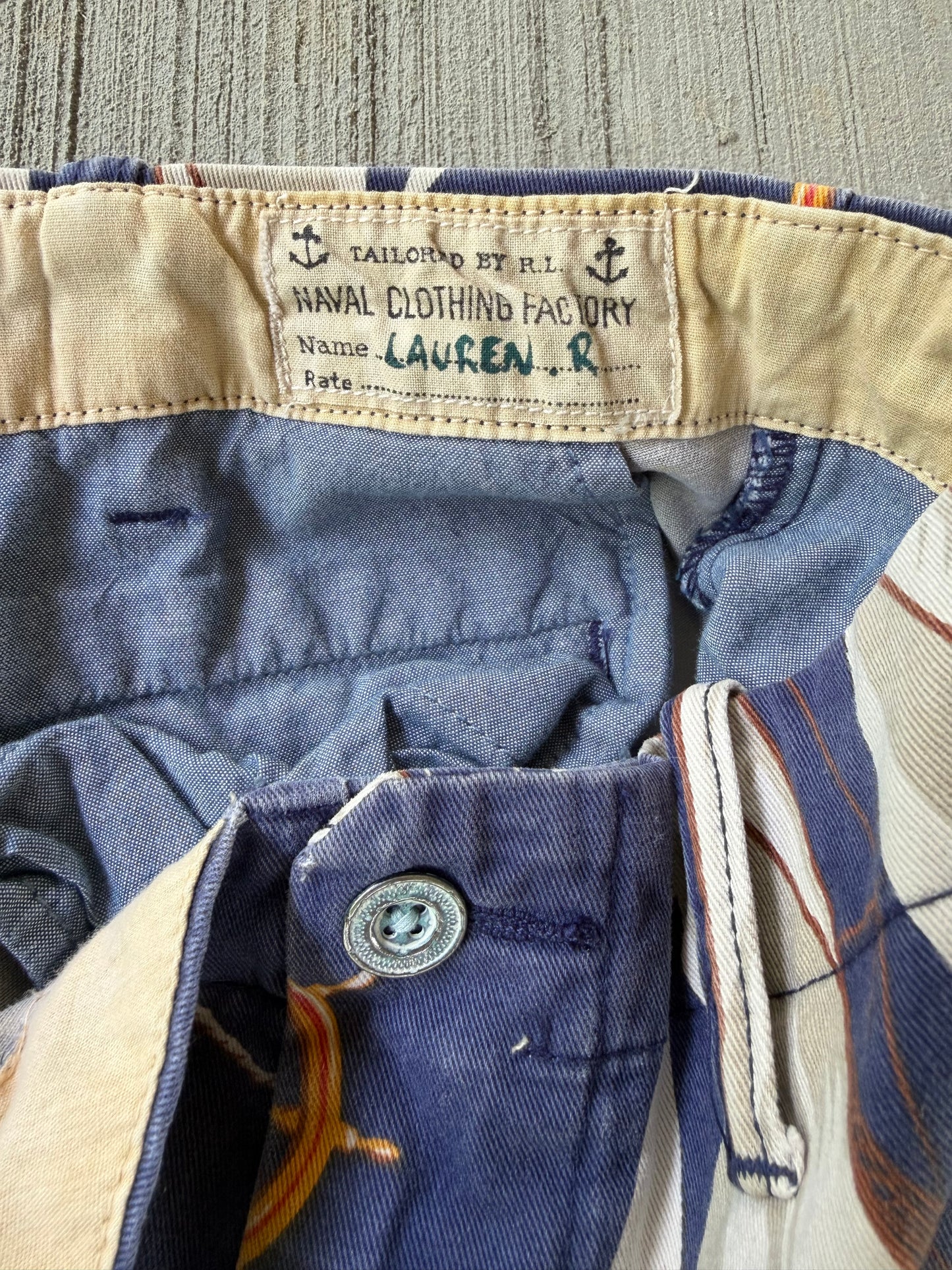Vintage Polo Ralph Lauren Nautical Chino Shorts