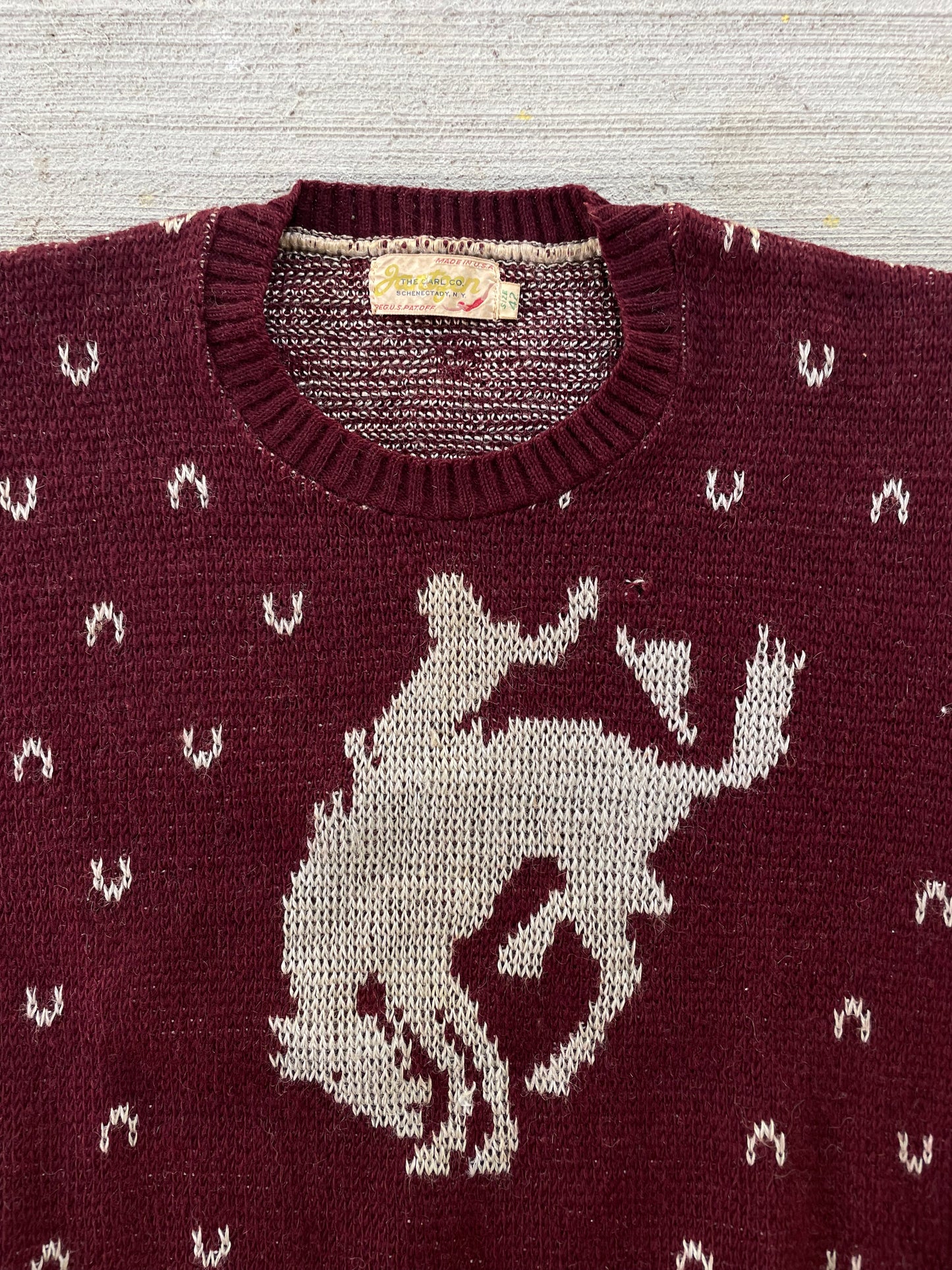 1930s Jantzen Rodeo Sweater