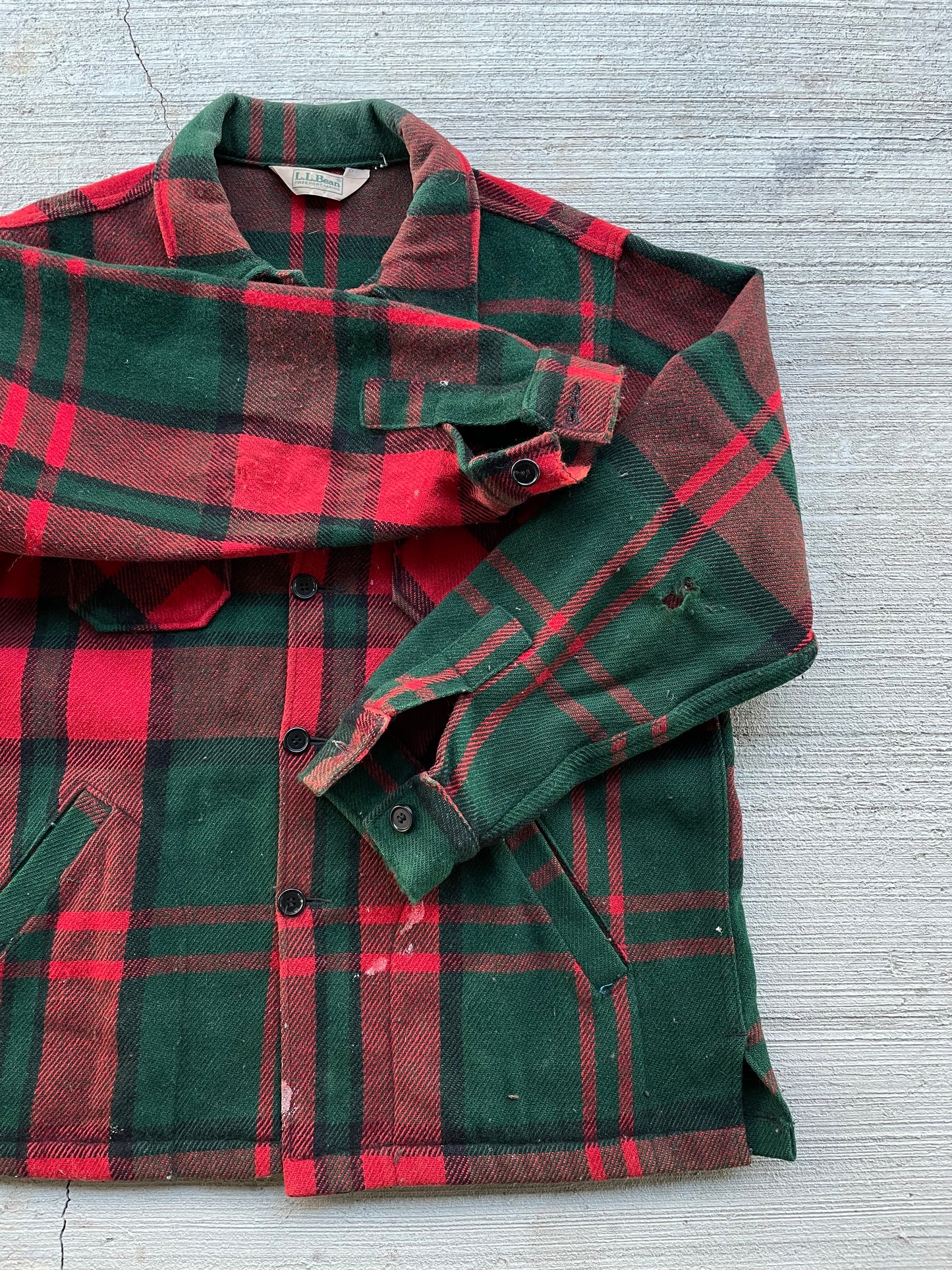 60s L.L. Bean Wool Flannel Jacket