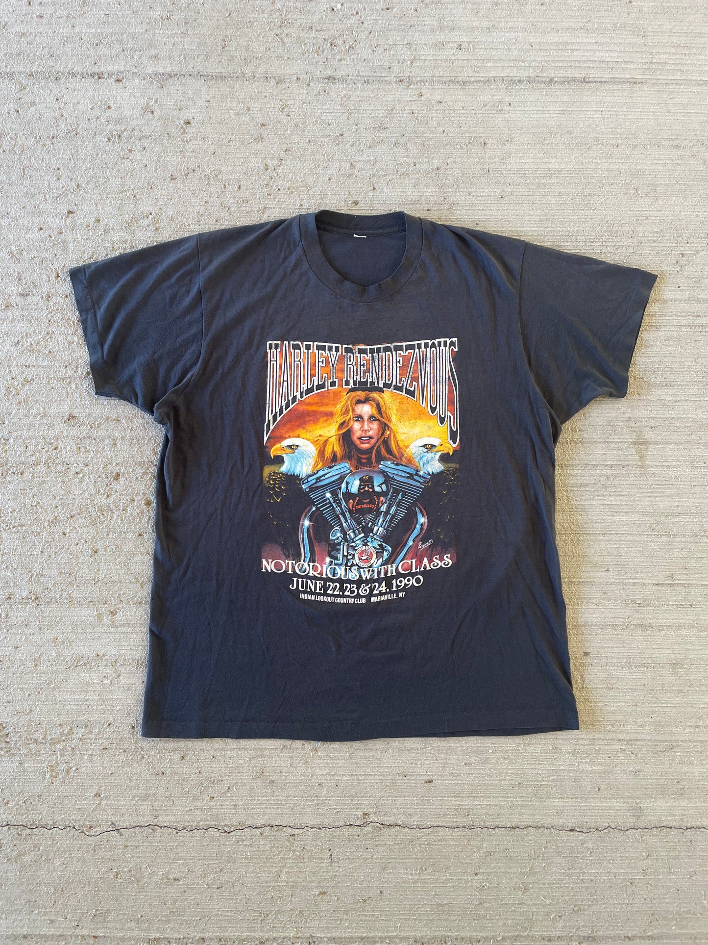 1990 Harley Rendezvous Tee