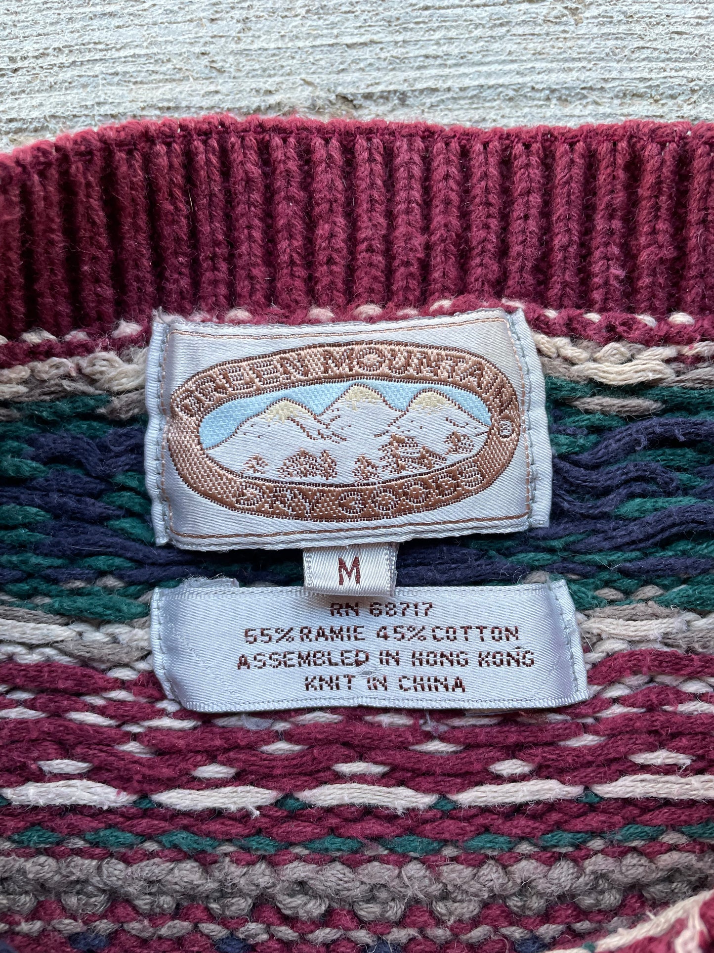 90s Green Mountain Sweater