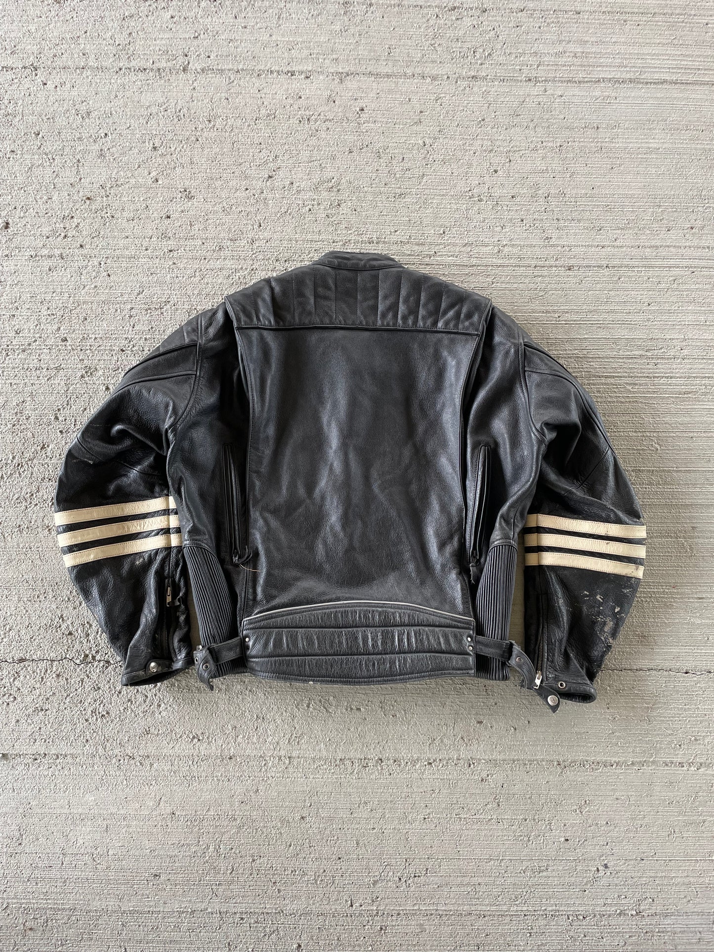Power Trip Leather Biker Jacket