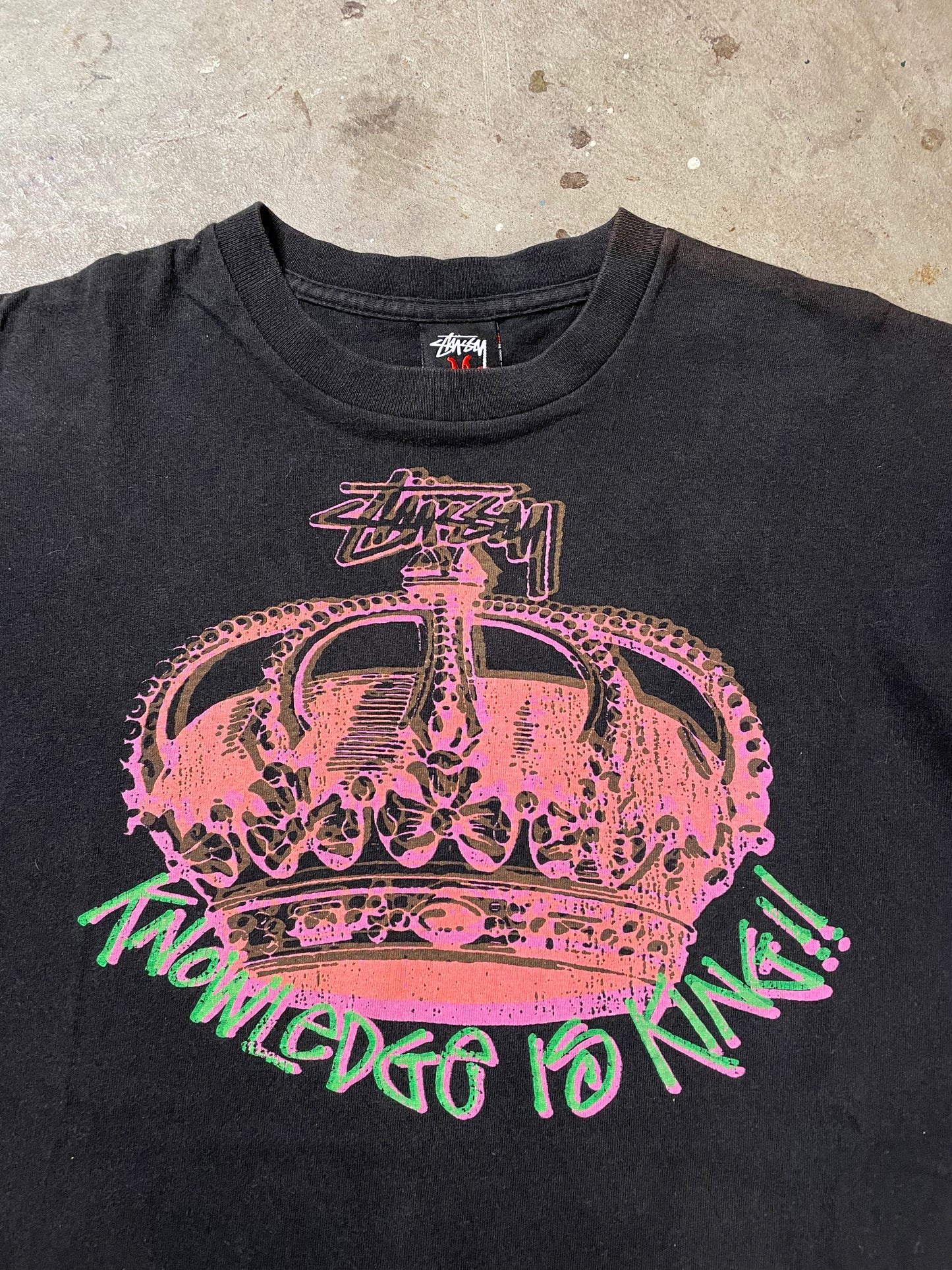 2000s Stussy ‘Knowledge is King’ Tee