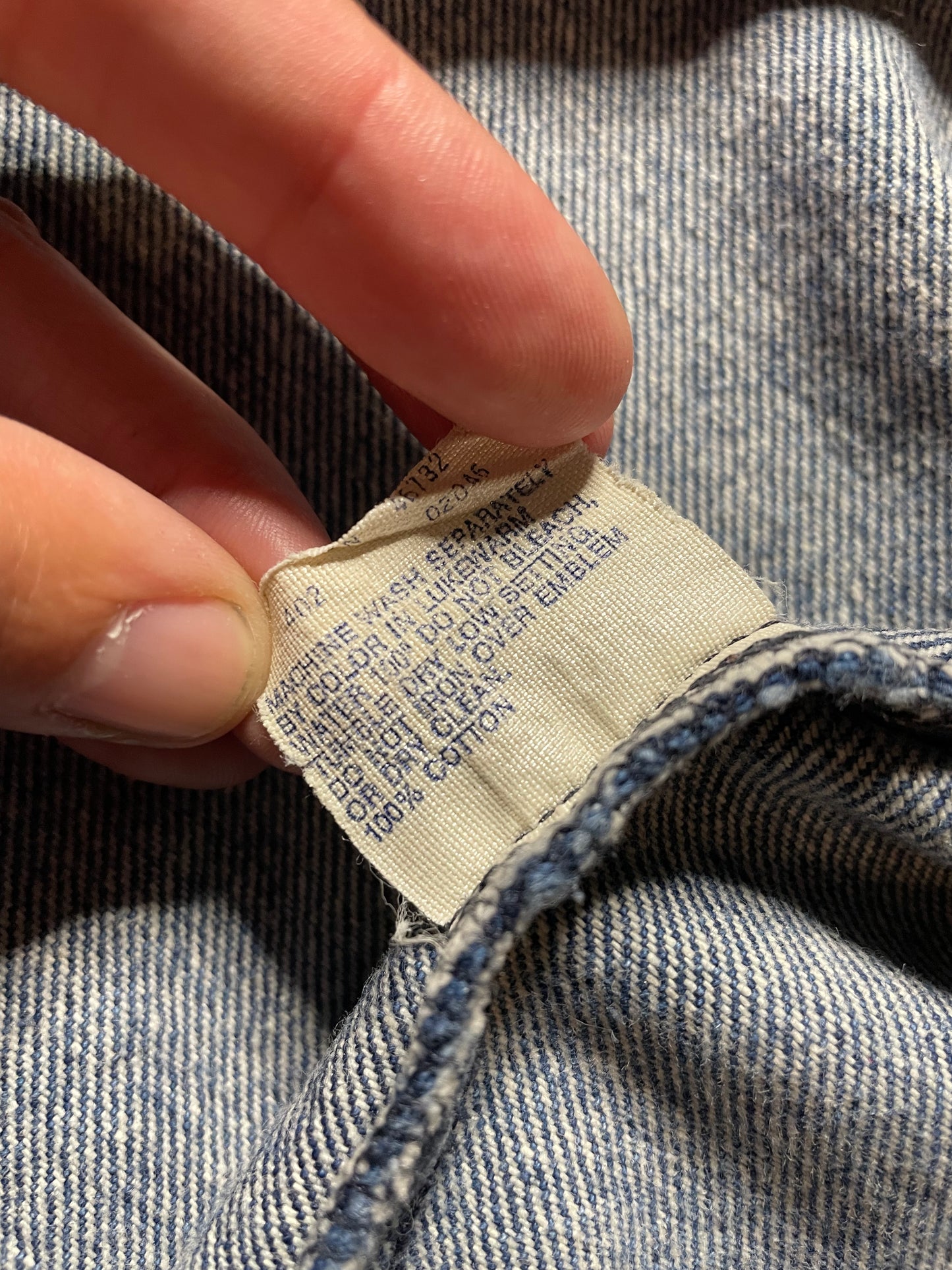 1980s Chalk Line Denim Jacket