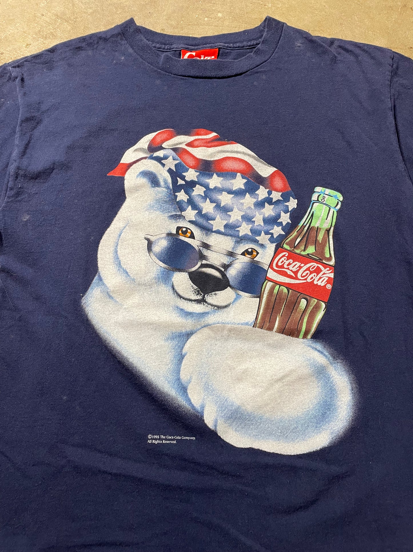 1995 Coca Cola Polar Bear Tee
