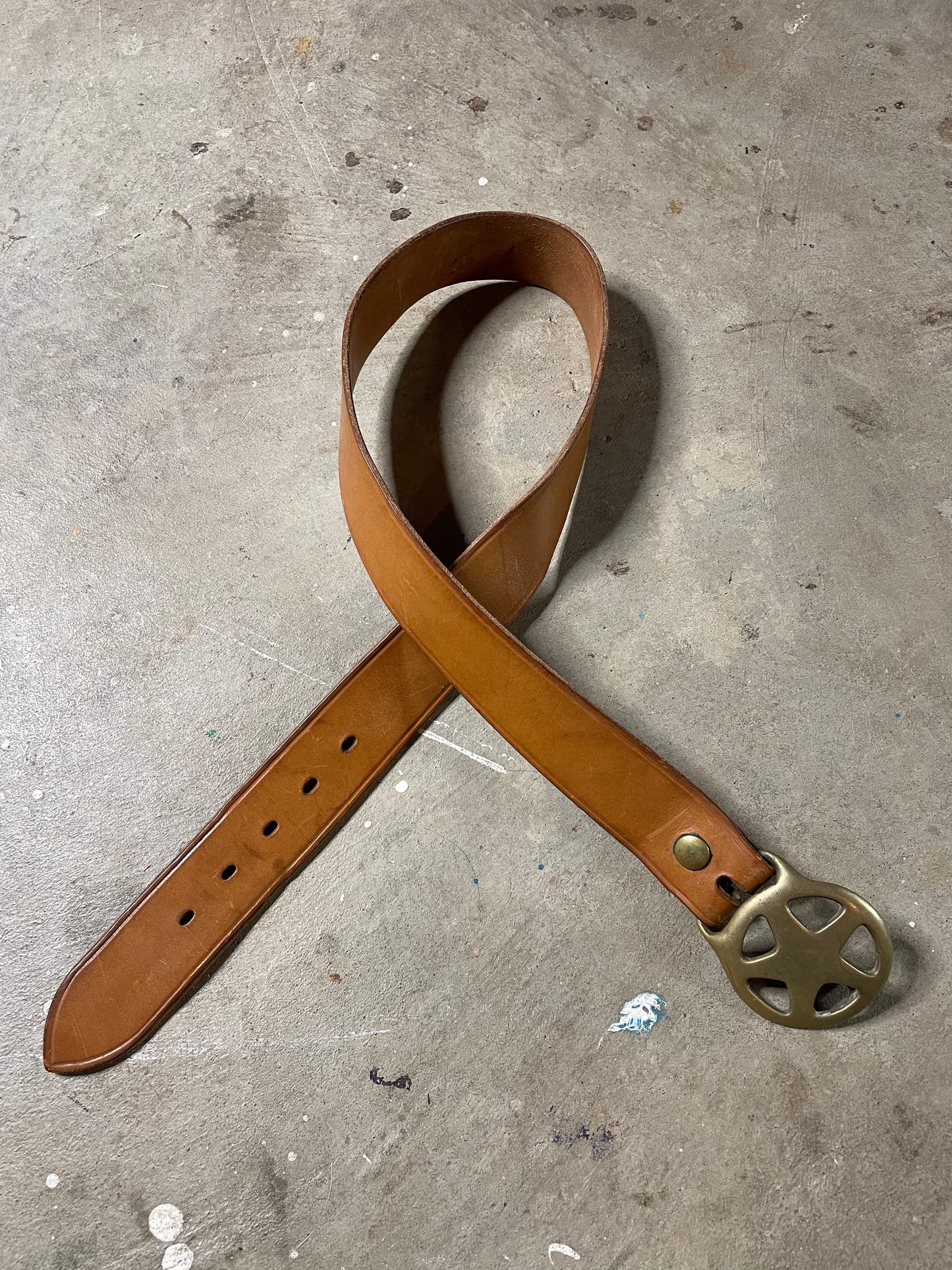 1975 Duncan Laurie Brass Buckle & Belt