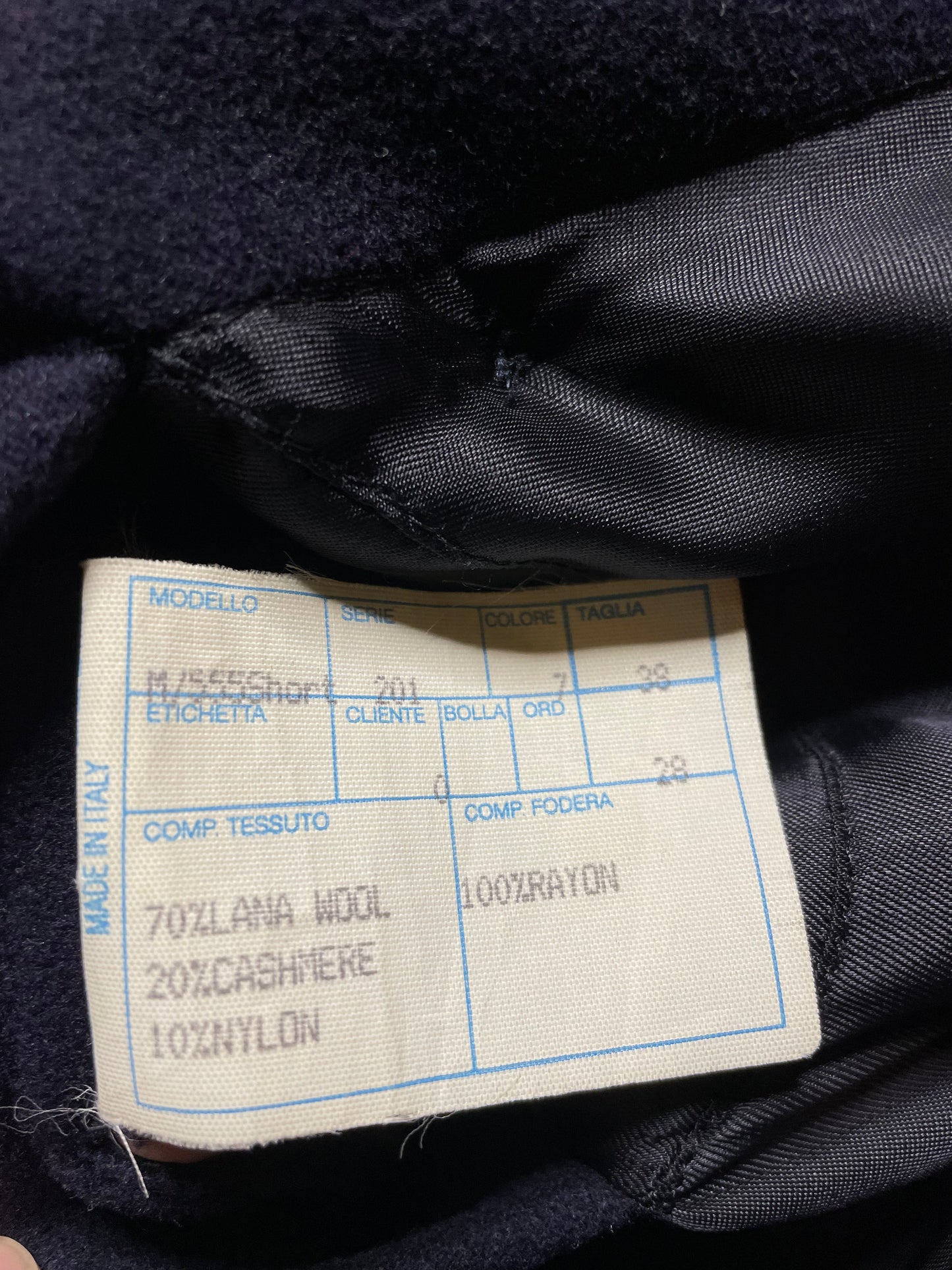 Vintage Ermenegildo Zegna Peacoat