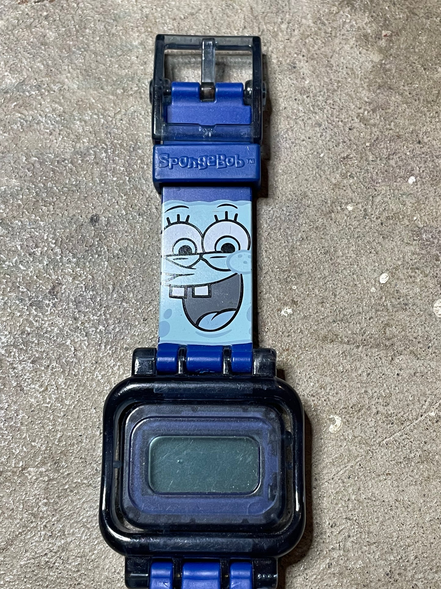 2004 Spongebob Flip Dial Watch