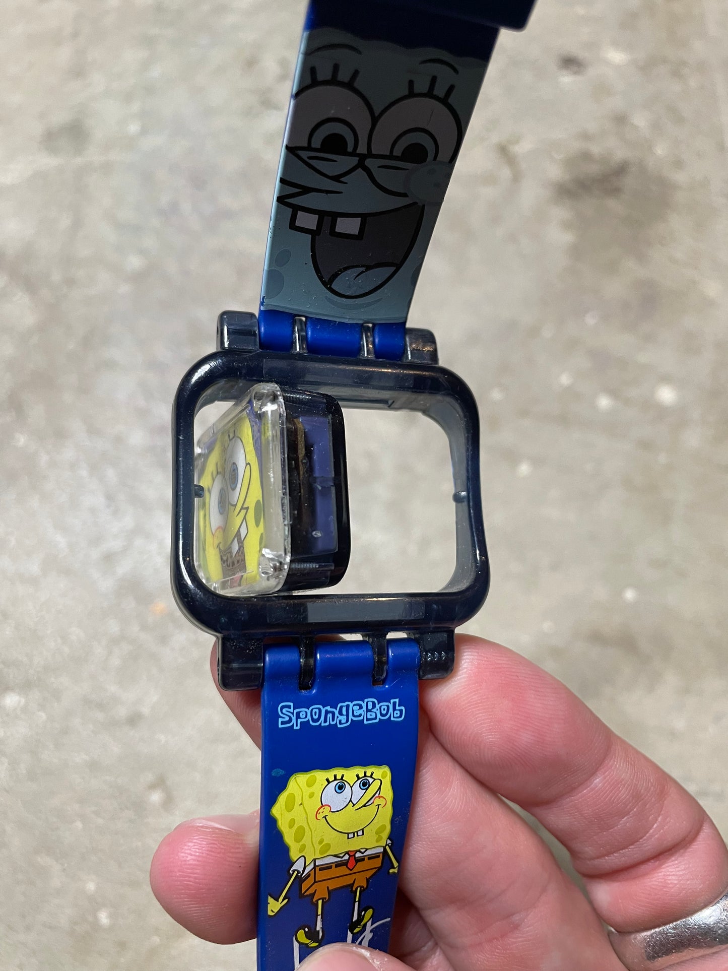 2004 Spongebob Flip Dial Watch