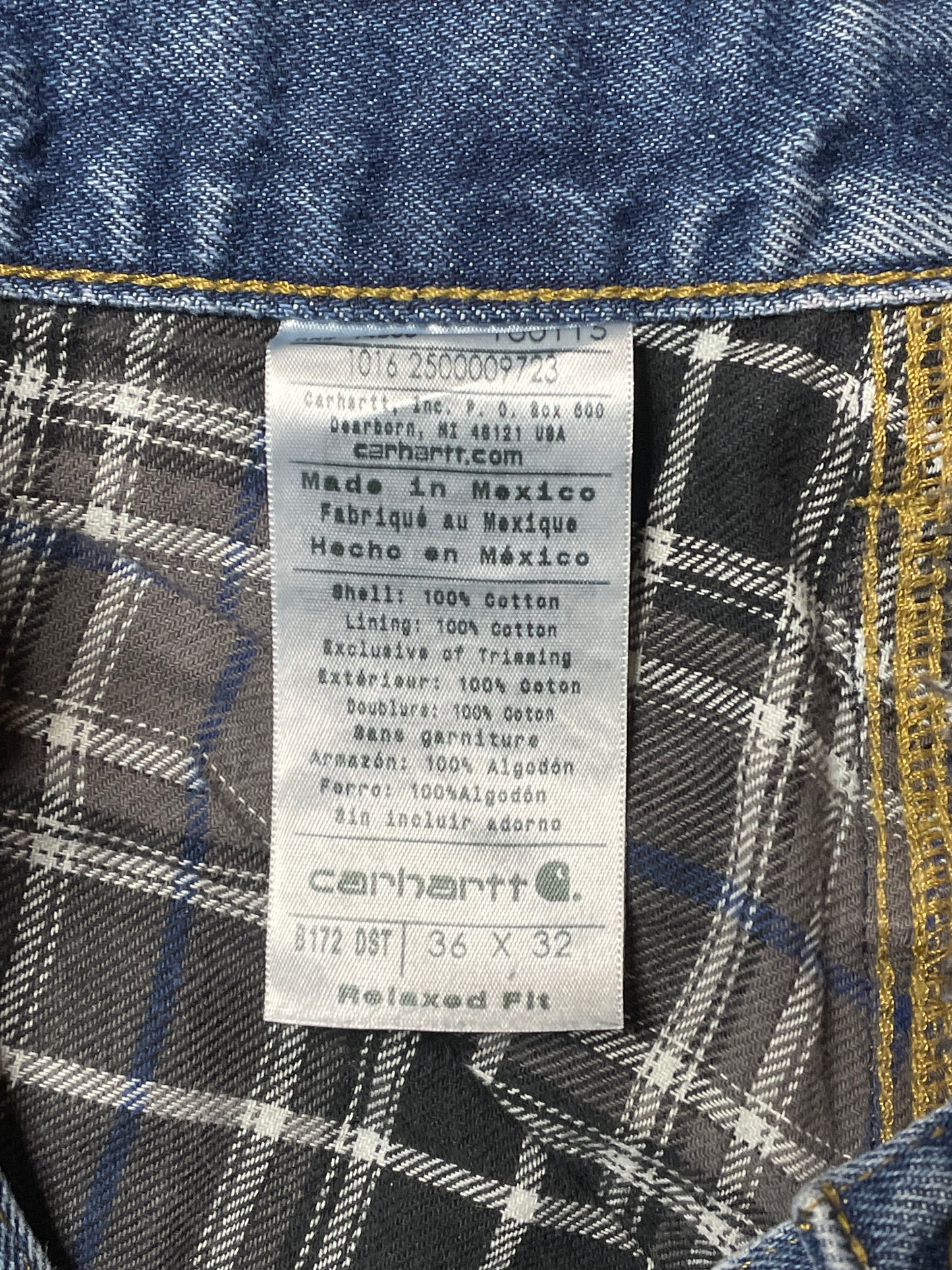 Carhartt Flannel Lined Jeans