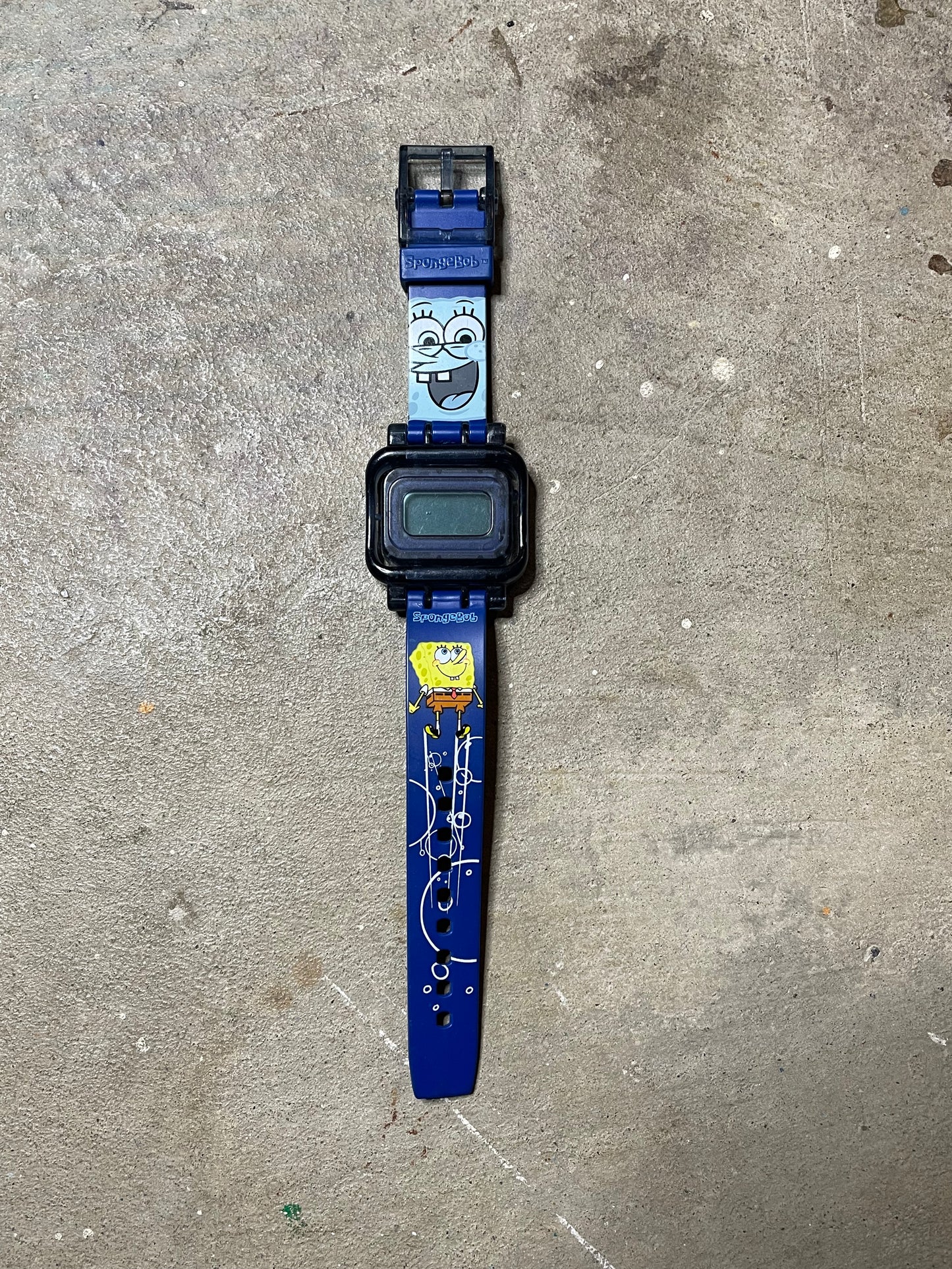 2004 Spongebob Flip Dial Watch