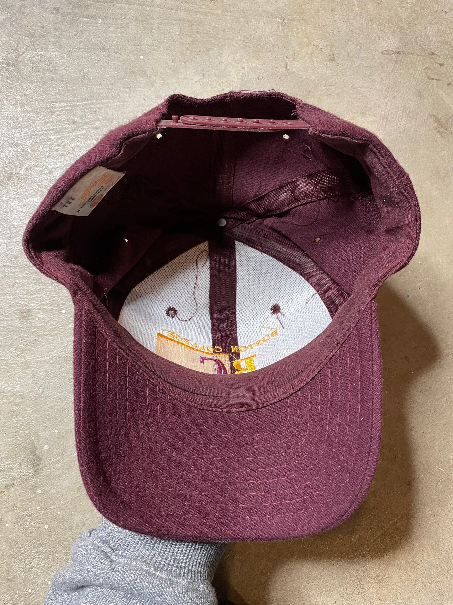 Vintage Boston College Eagles Wool Snapback Hat