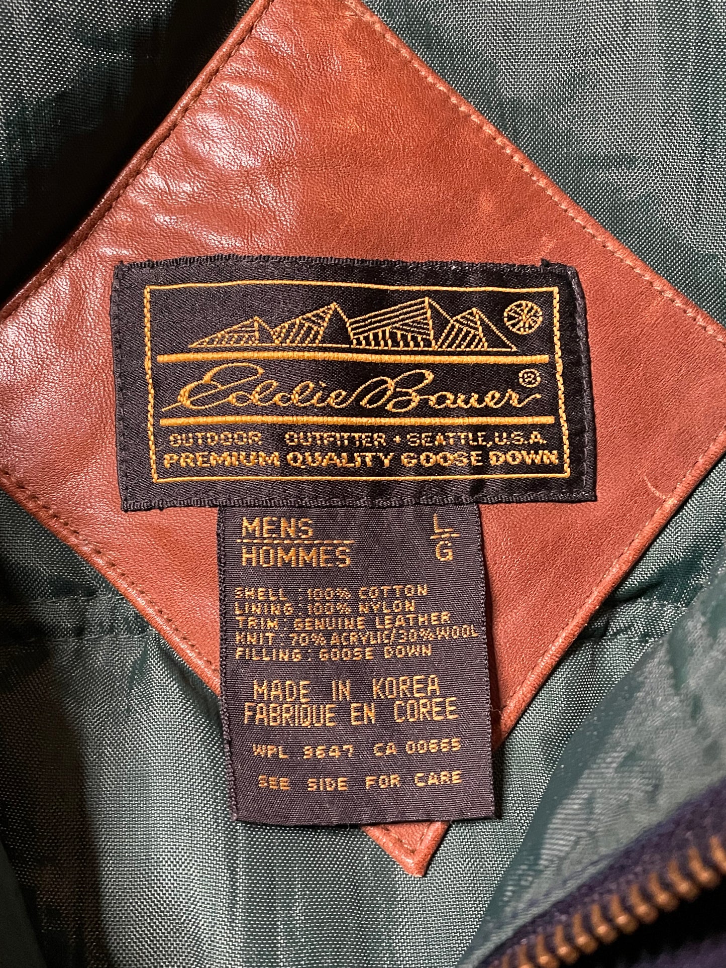 1990s Eddie Bauer Goose Down Jacket