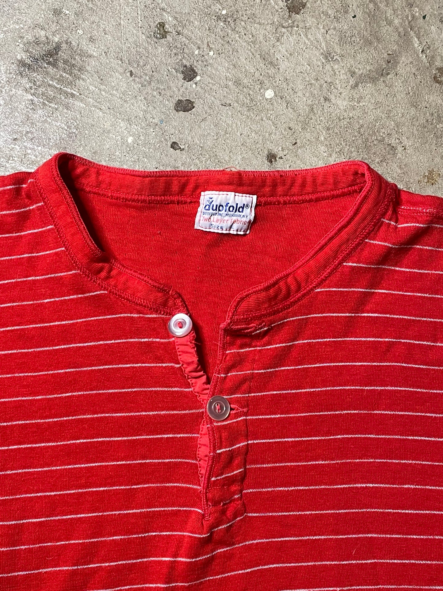 1950s/1960s Duofold Henley Shirt