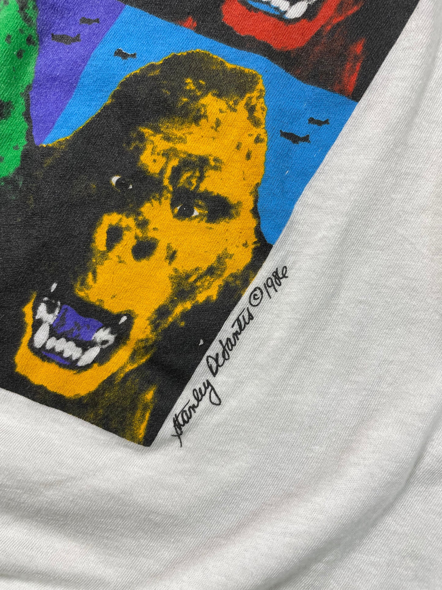 1986 Stanley Desantis King Kong Warhol Tee