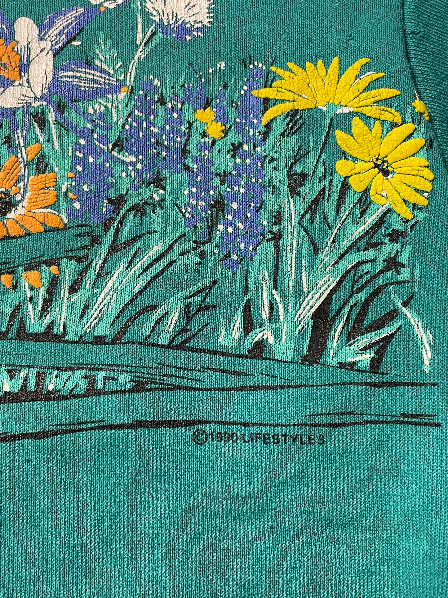 1990 Floral Crewneck