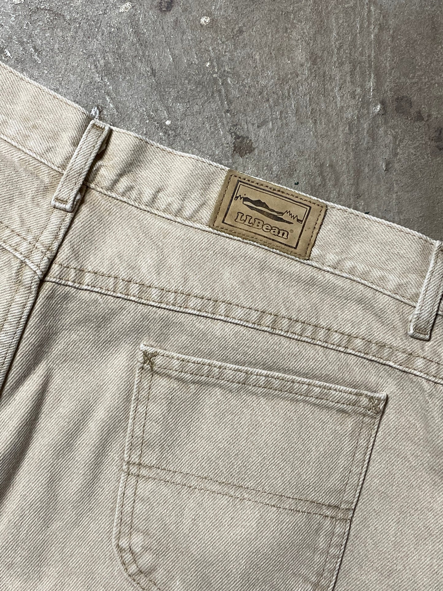 1990s L.L. Bean Flannel Lined Jeans