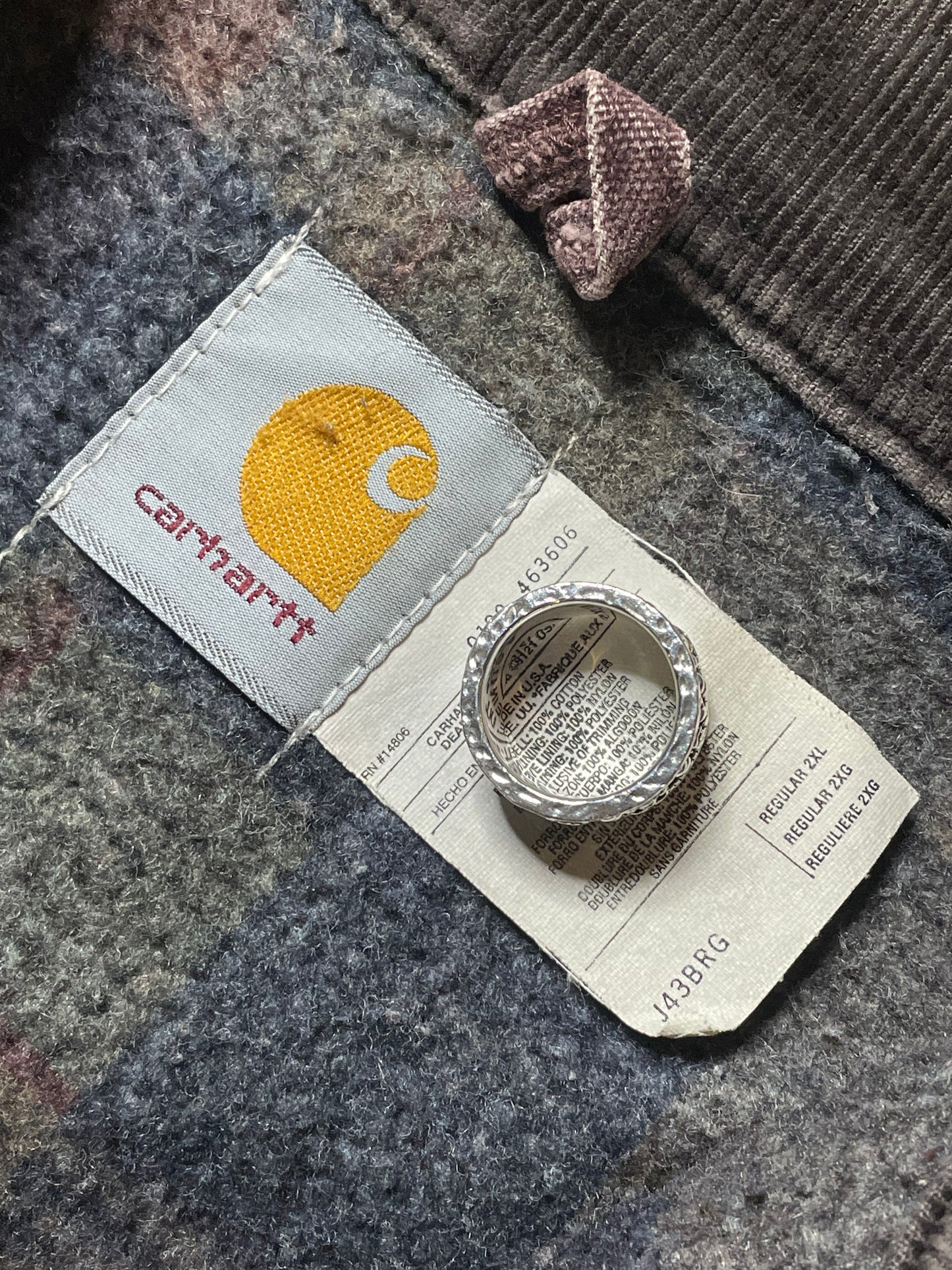 1990s Carhartt Burgundy Detroit Jacket