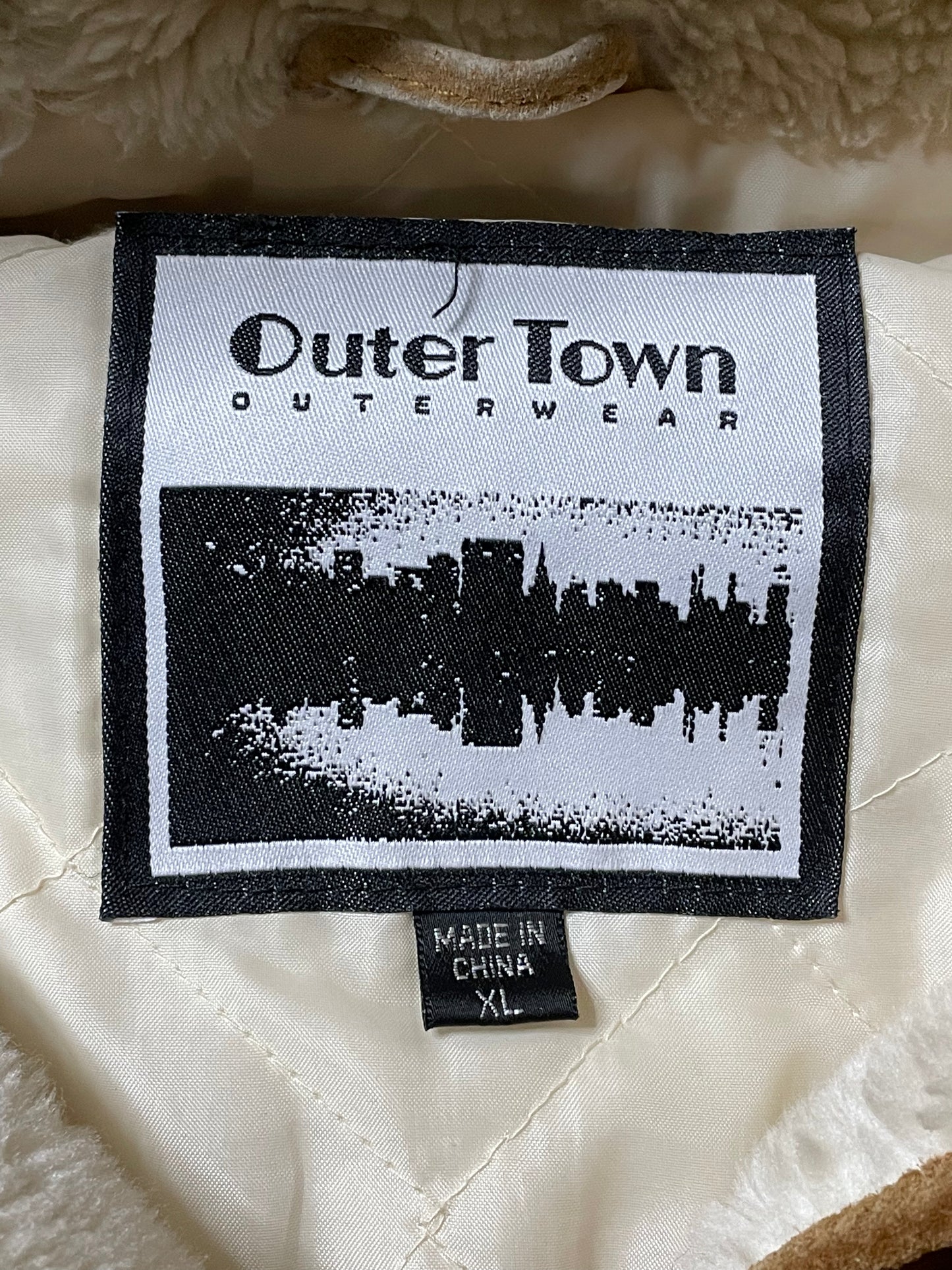 1990s Outer Town Leather Coat