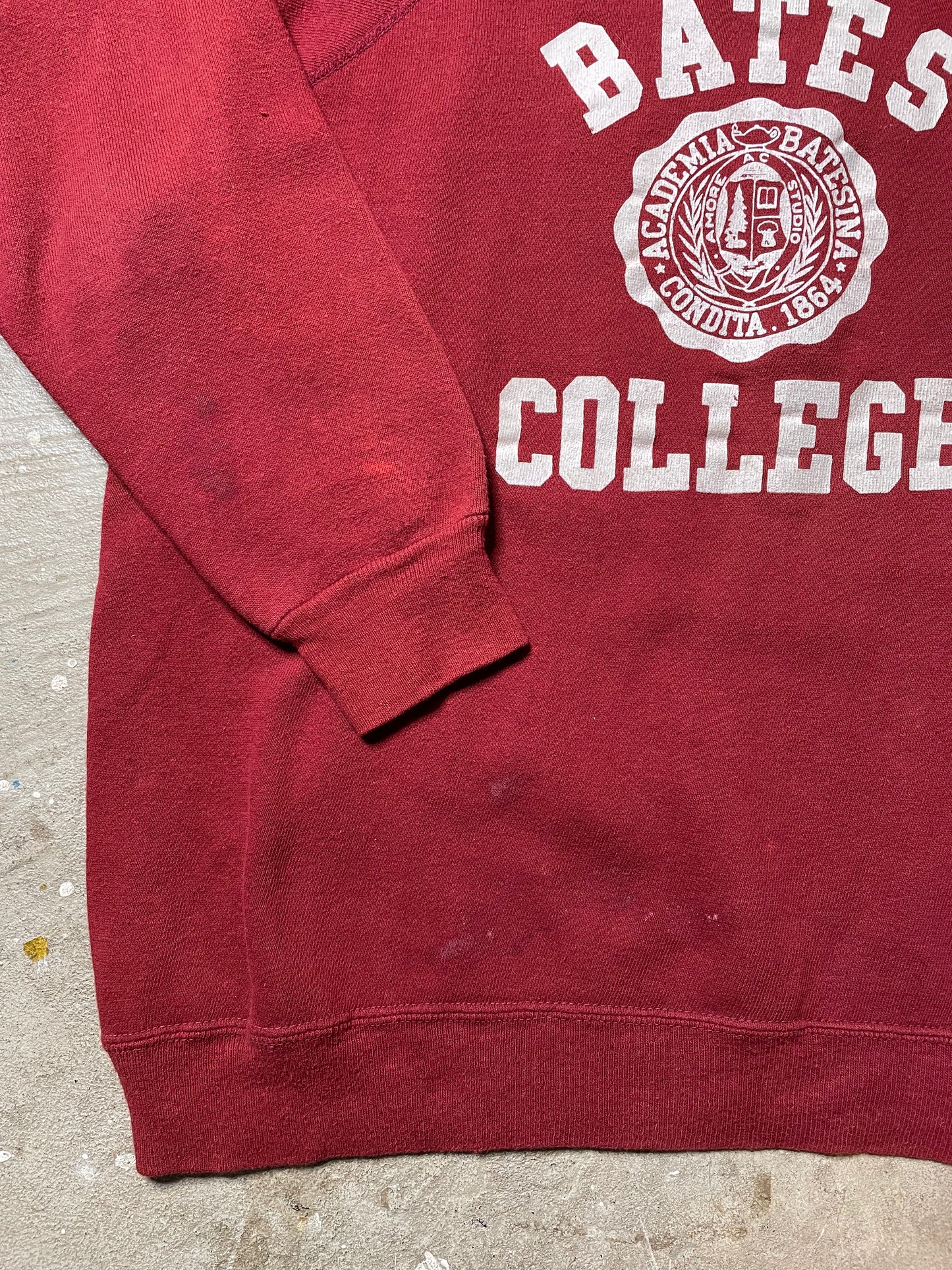 1970s Bates College Crewneck Sweatshirt