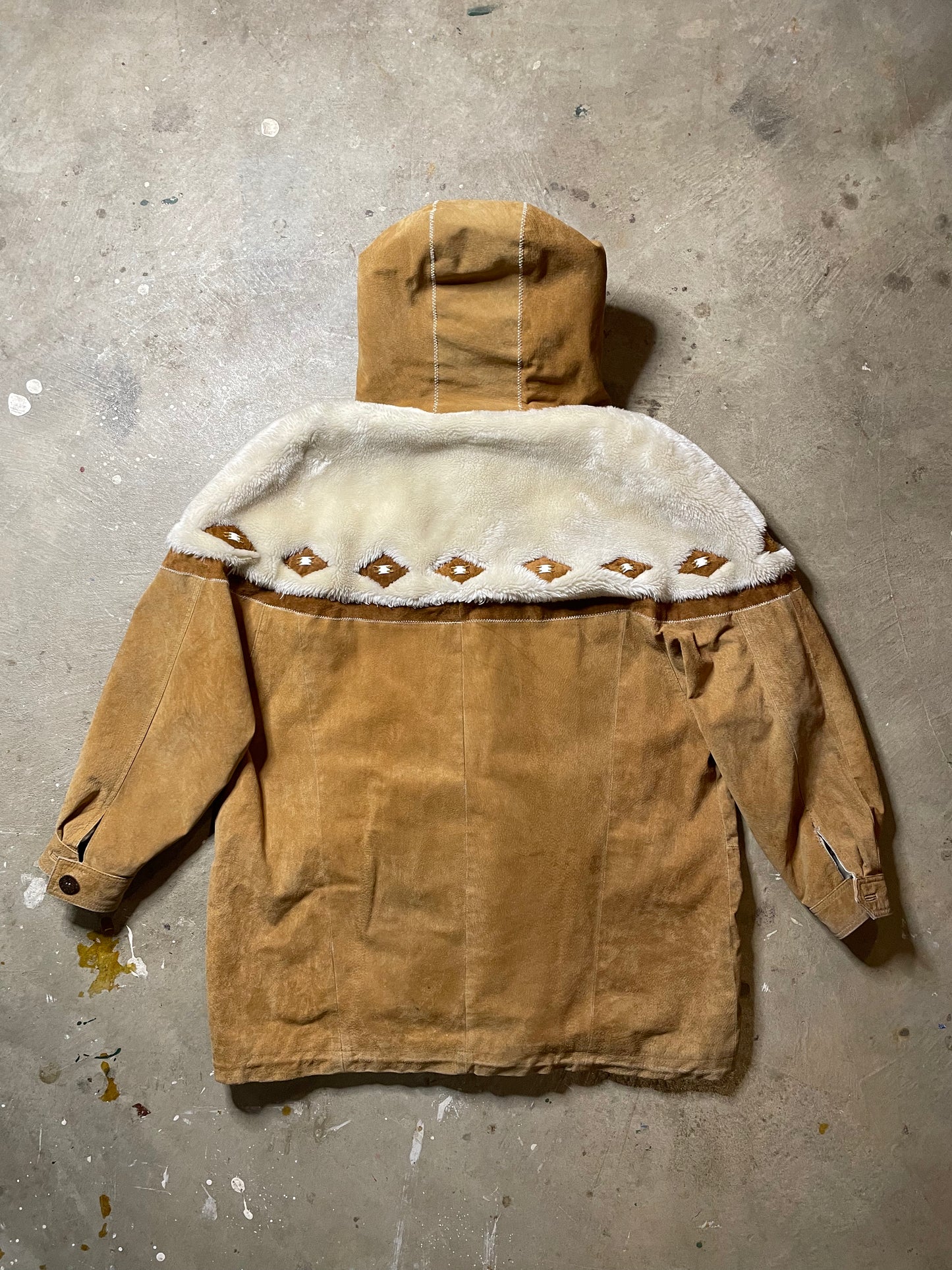 1990s Outer Town Leather Coat