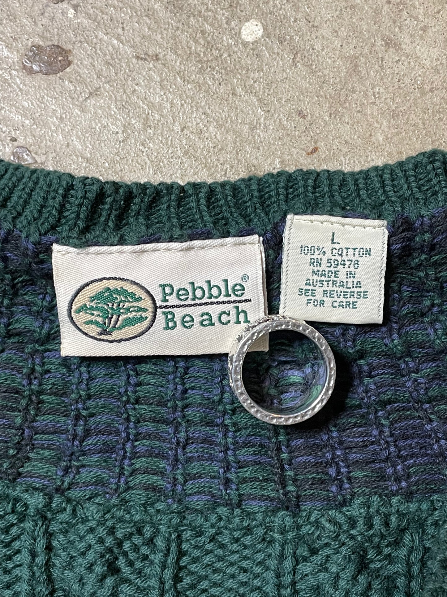 1990s Pebble Beach Cricket Sweater