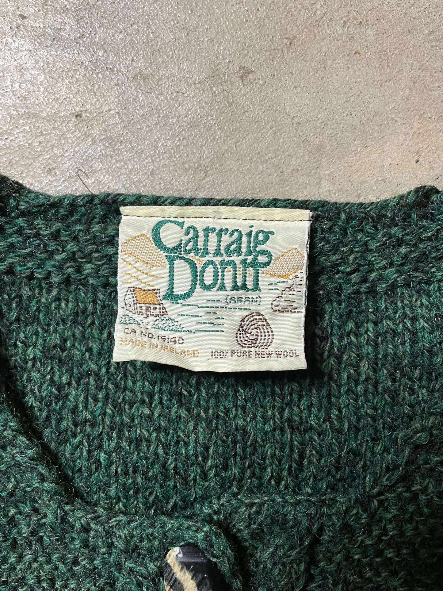 1980s Carraig Donn Wool Cardigan