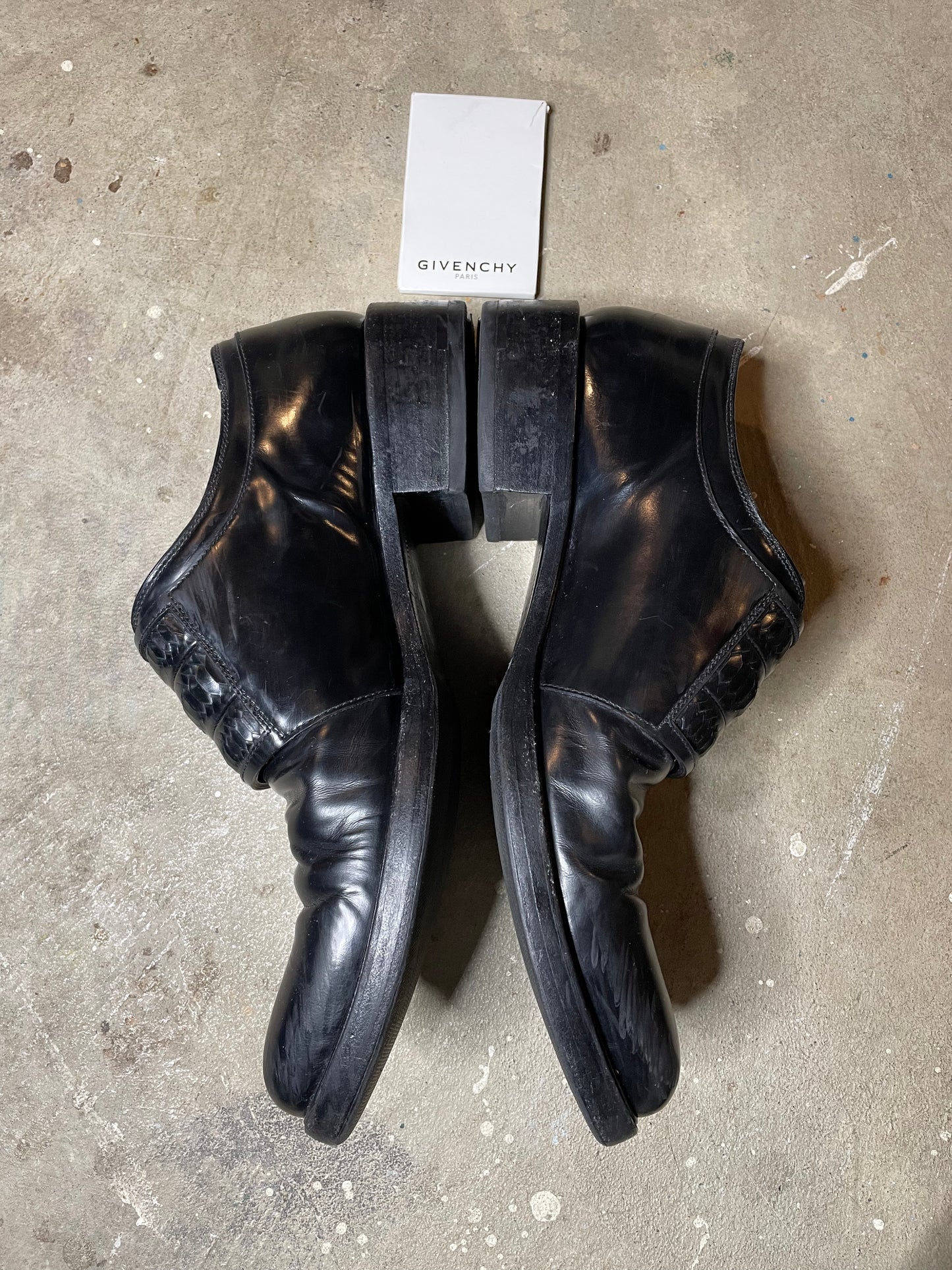 Givenchy Napoleone Leather Double Monk Shoe