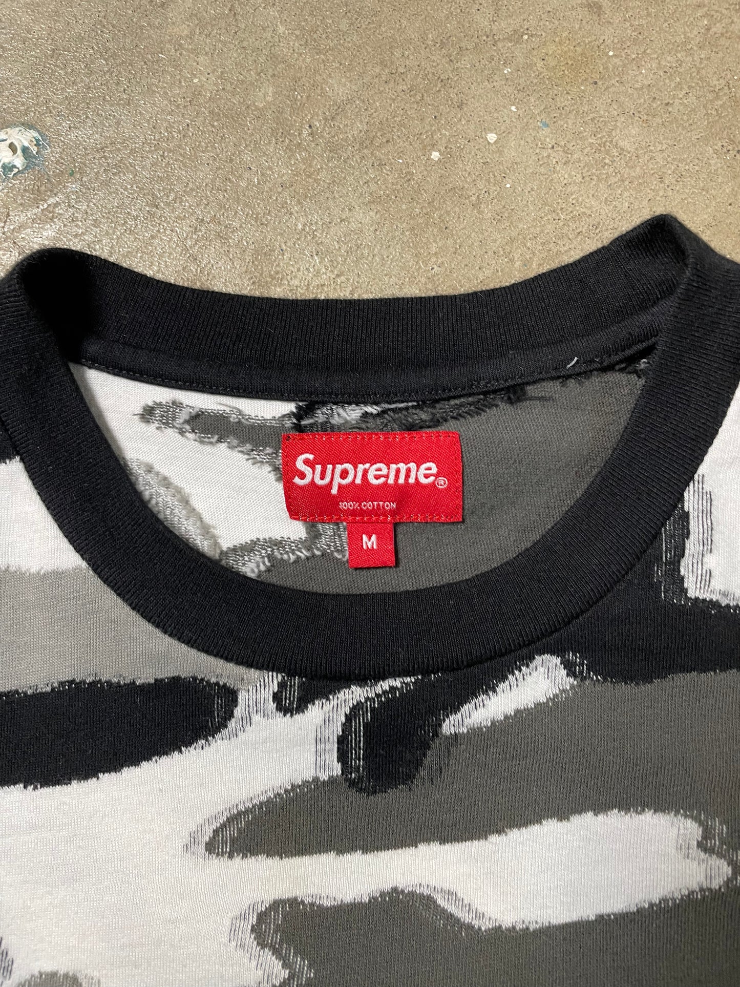 Supreme Intarsia Camo Tee