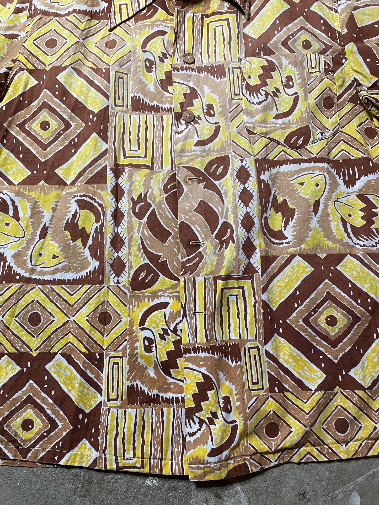 1950s/60s Kamehameha Hawaiian Shirt