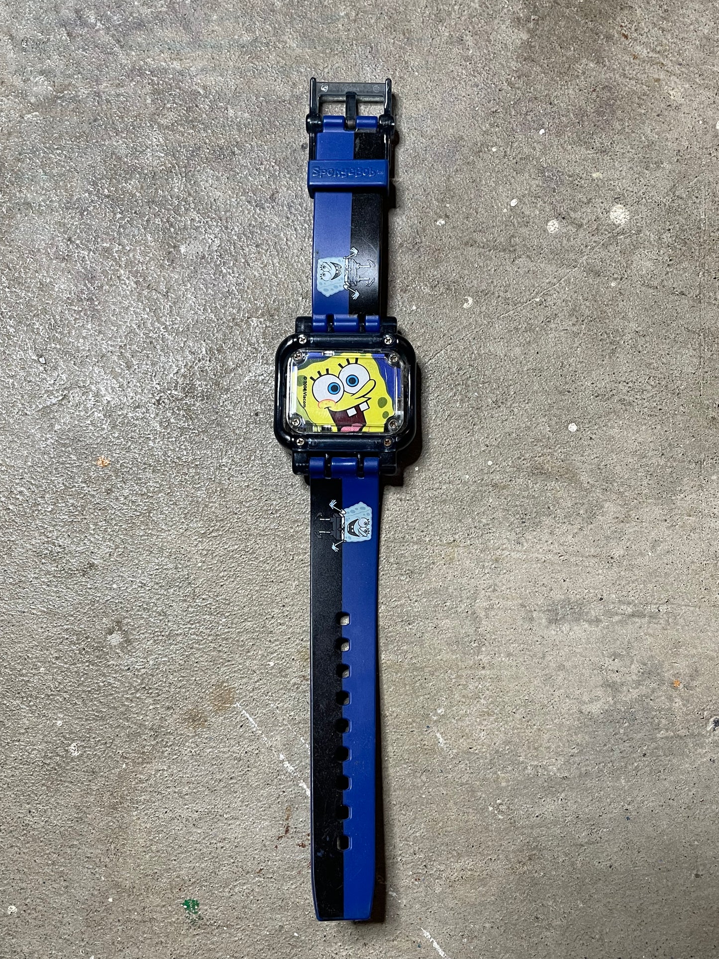 2004 Spongebob Flip Dial Watch
