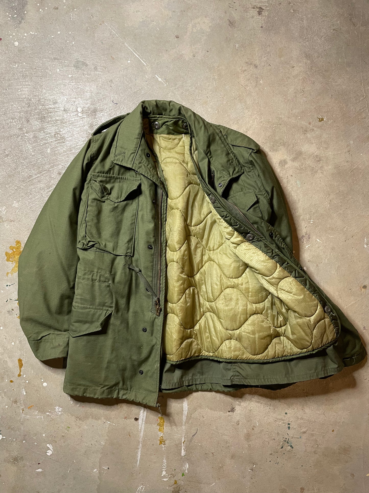 Vintage Lined Army Jacket