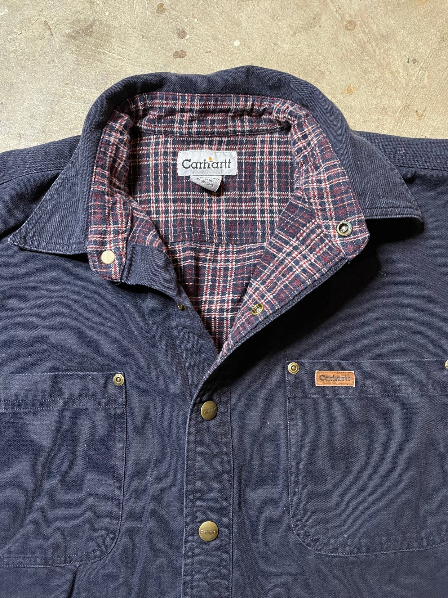 Carhartt Snap Buttoned Lined Shirt Jacket