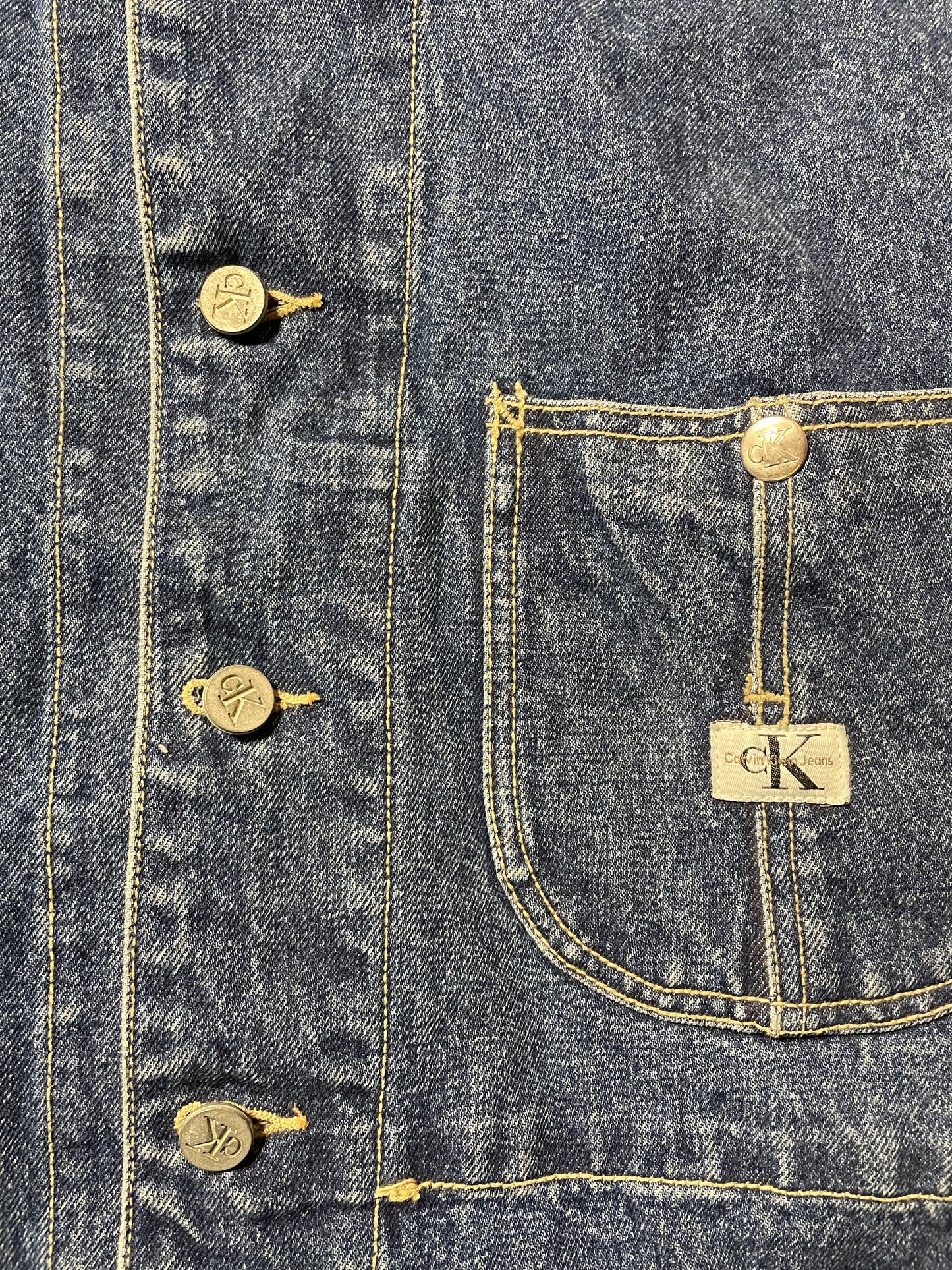 1990s Calvin Klein Denim Chore Jacket