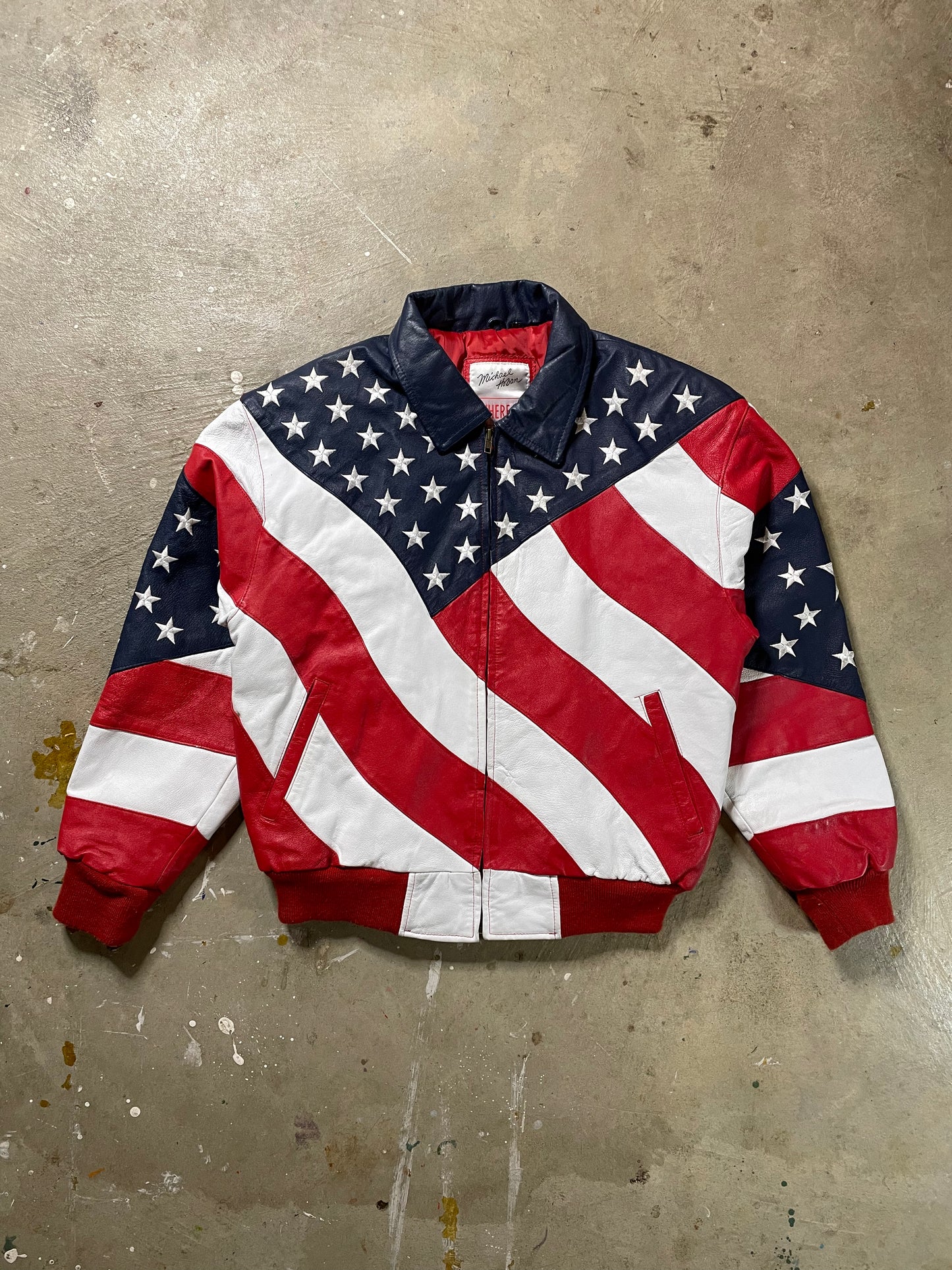 Vintage Michael Hoban USA Leather Jacket