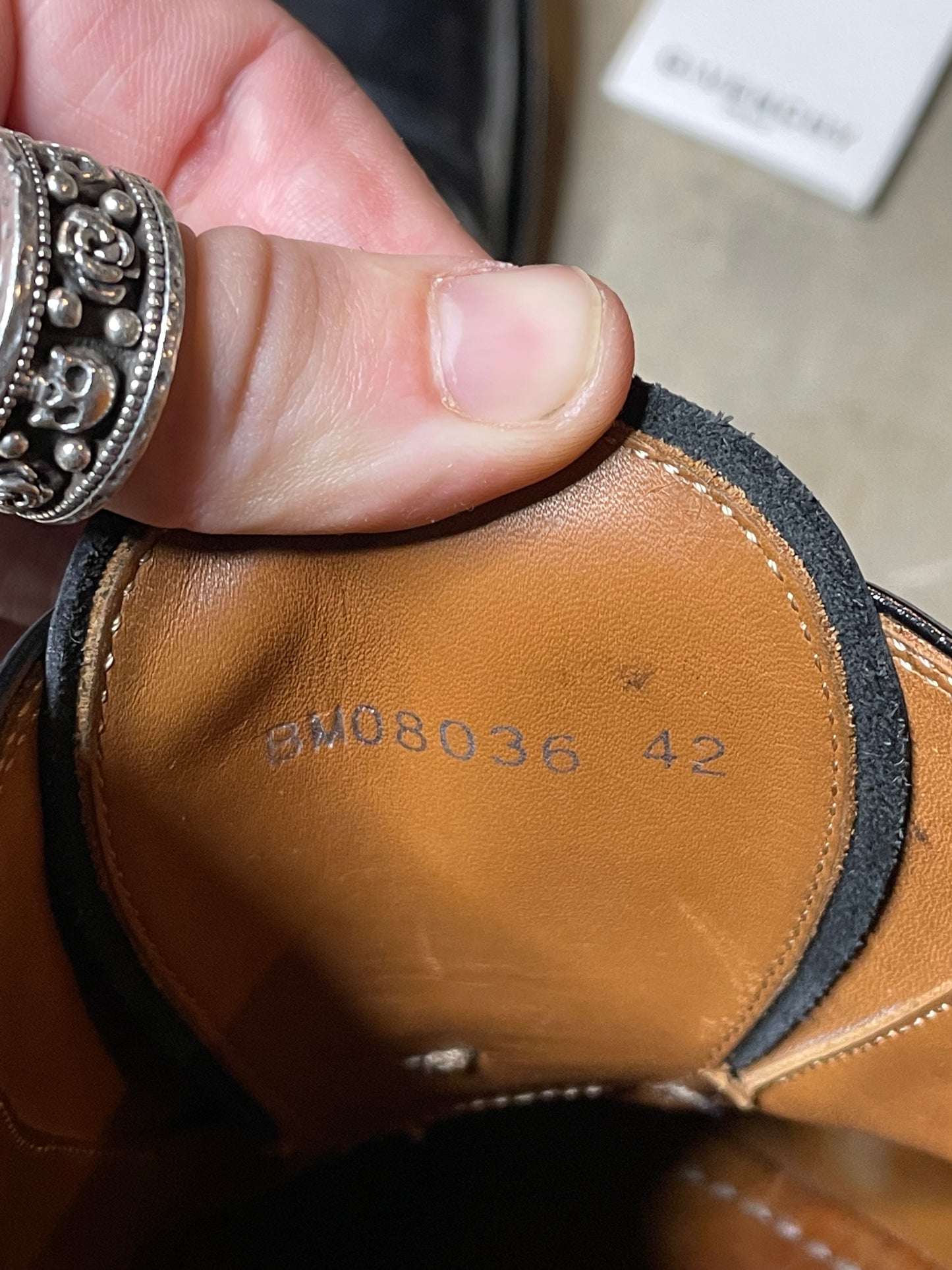 Givenchy Napoleone Leather Double Monk Shoe