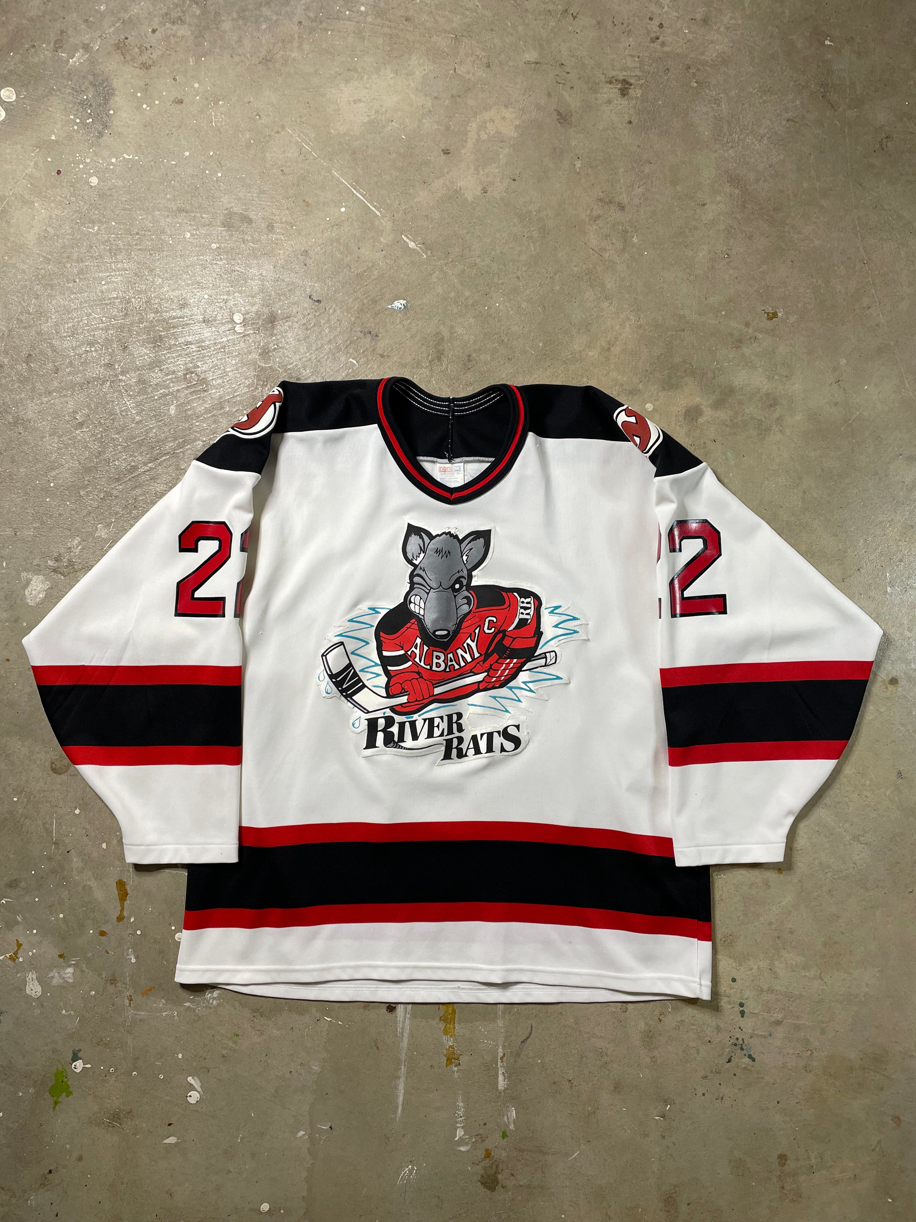 Vintage Vintage 1993 Albany River Rats Hockey Jersey
