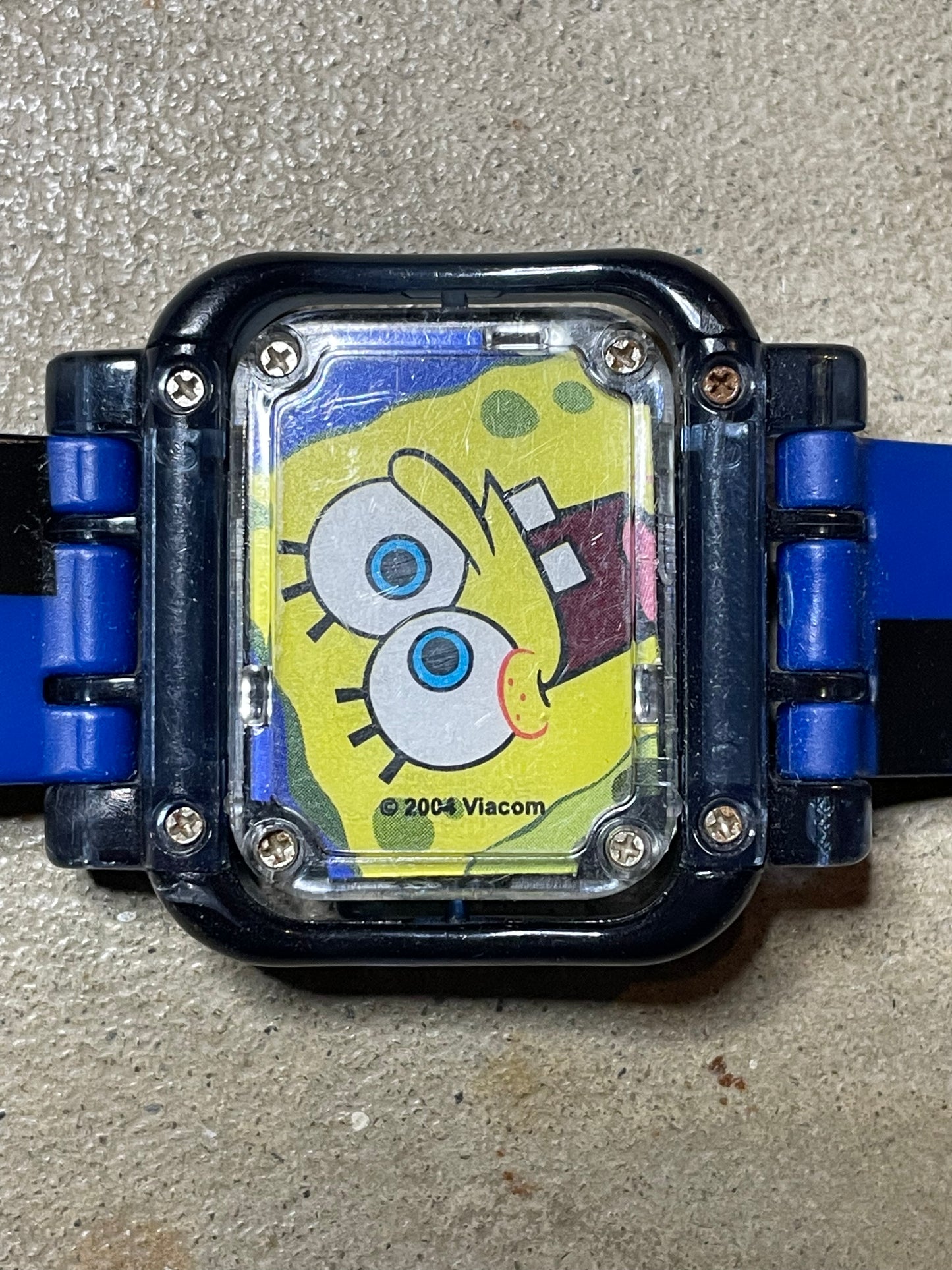 2004 Spongebob Flip Dial Watch