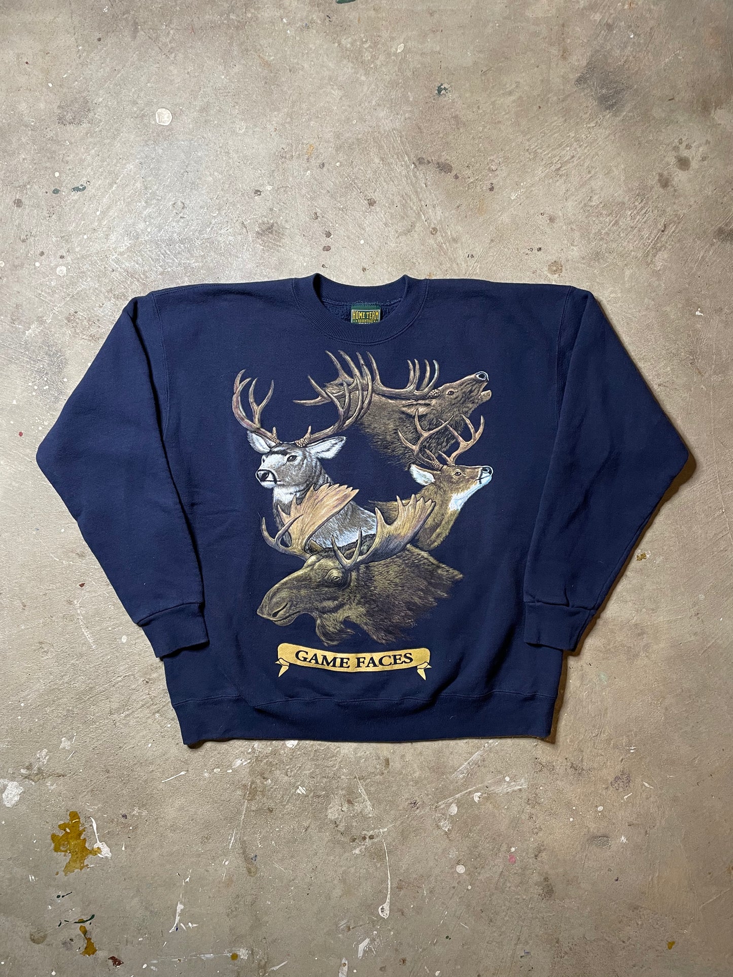 1990s Game Faces Crewneck