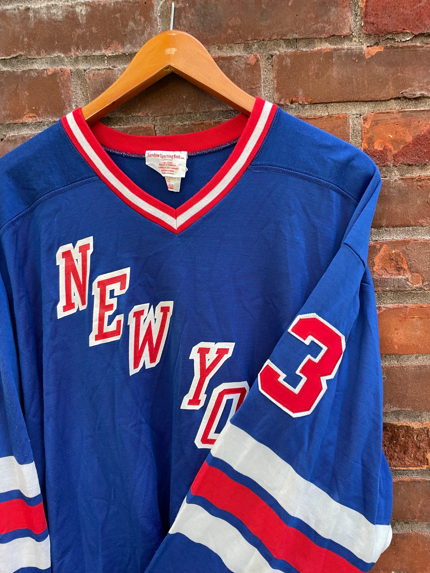 70s NY Rangers Hockey Jersey