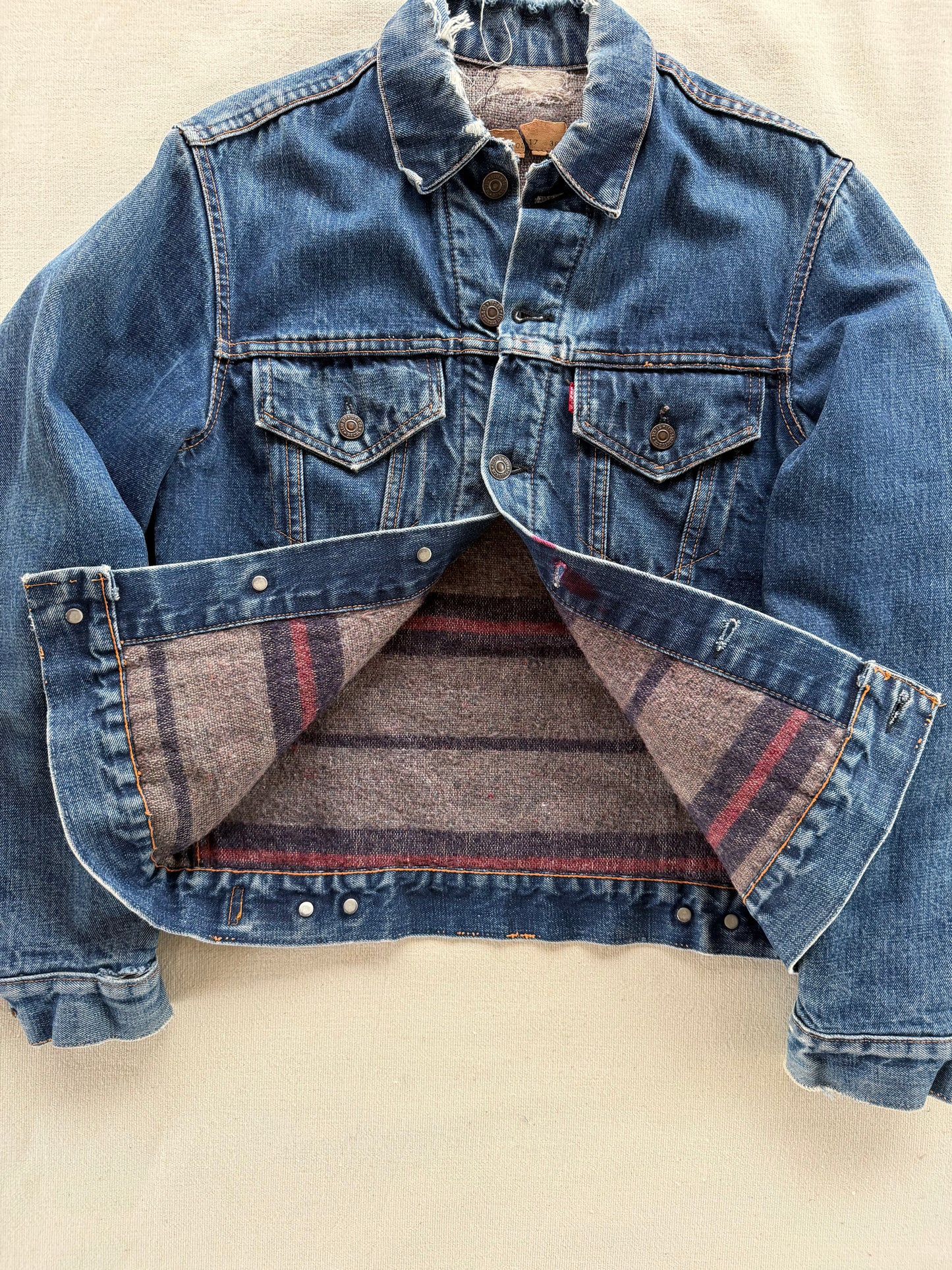 Vintage 60s Levi’s Type 3 Big E Lined Denim Jacket
