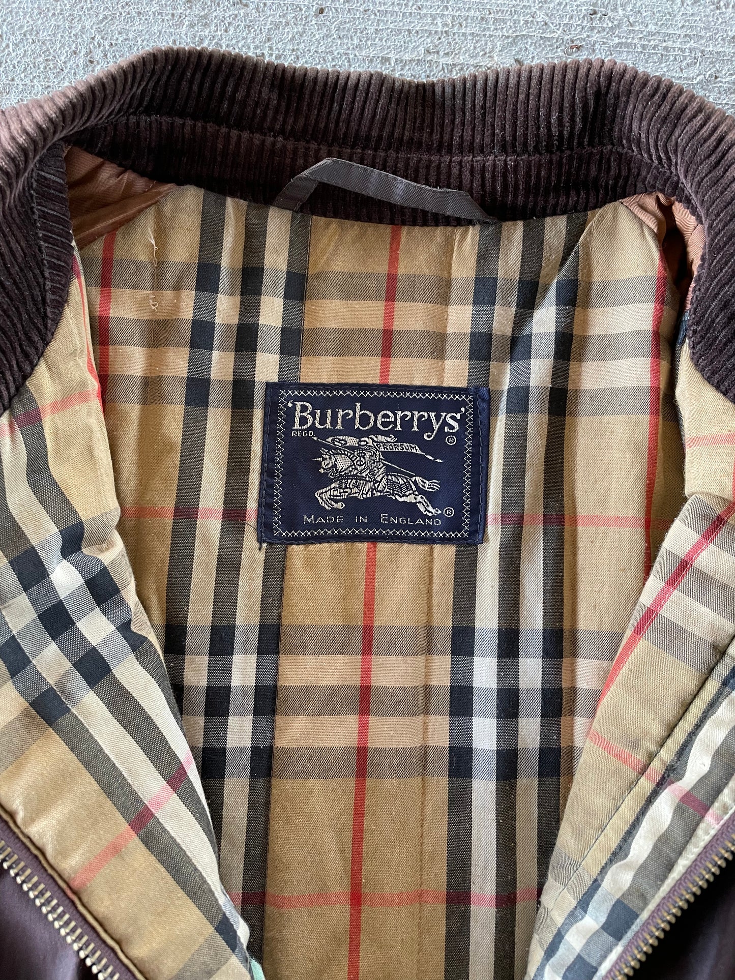 Vintage Burberrys Wax Coated Jacket