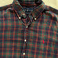 Vintage 90s Ralph Lauren Checkered Cotton Button Up