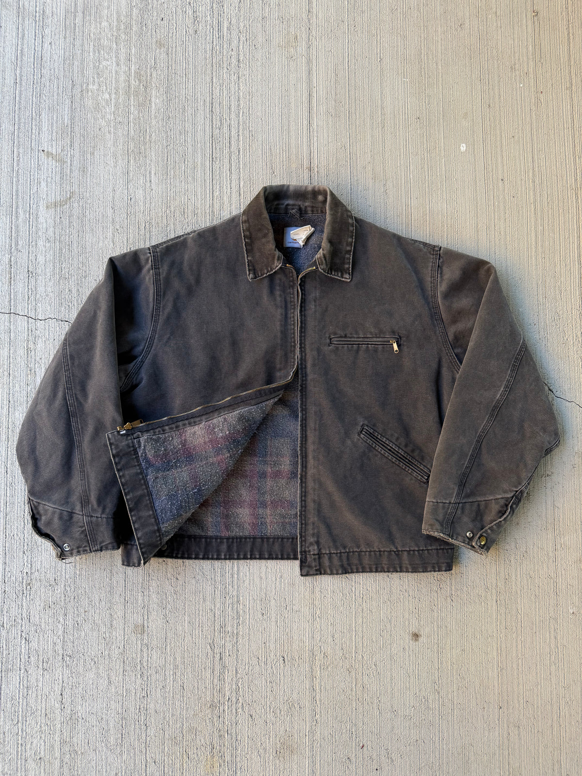 Vintage 90s Carhartt J43 ONX Detroit Blanket Lined Jacket
