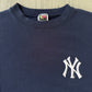 Vintage 90s New York Yankees Embroidered Logo Crewneck Sweatshirt
